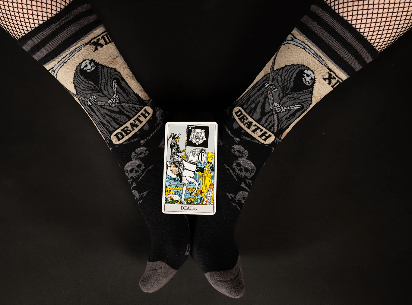 Death Tarot Card Socks - Image 4