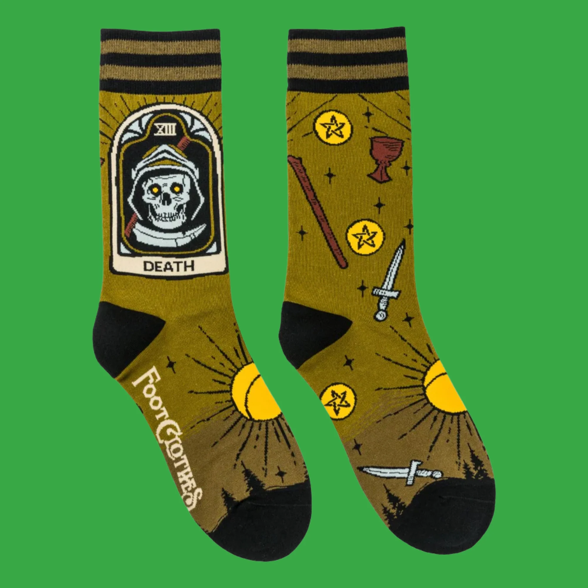 Death Tarot Nouveau Crew Socks - Image 2