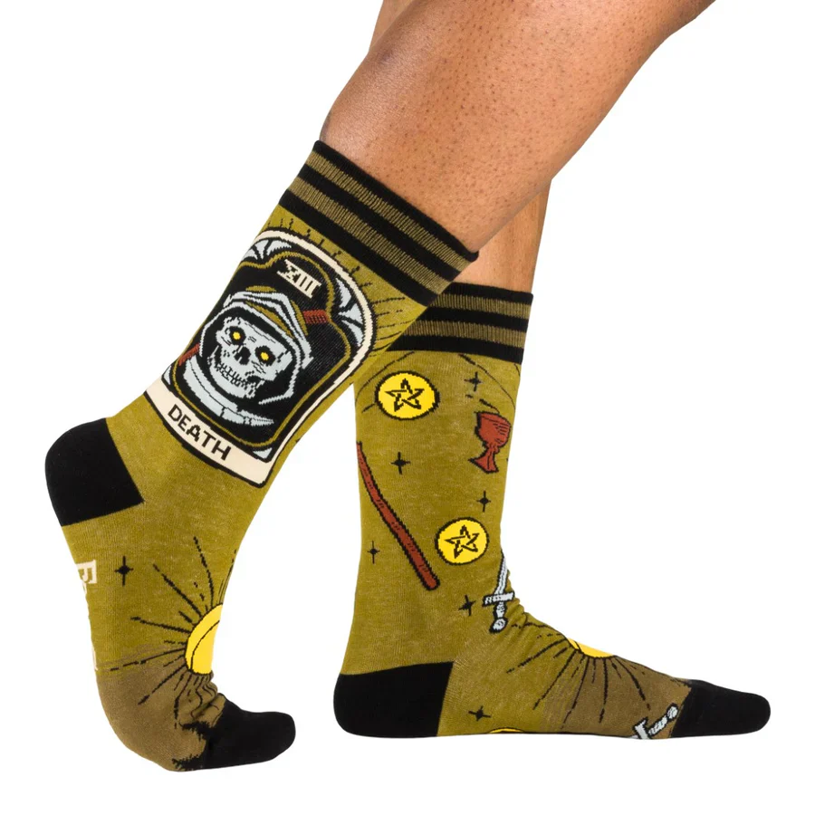 Death Tarot Nouveau Crew Socks - Image 3