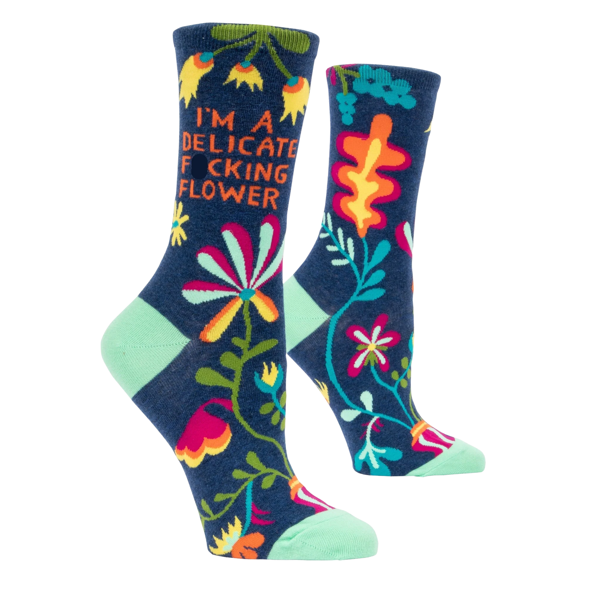 Delicate F**king Flower Socks