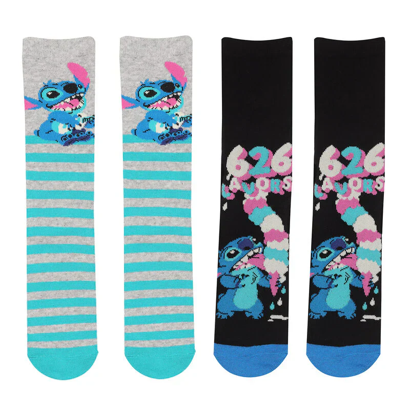 Disney Lilo And Stitch - Stitch (2 Pack) Socks