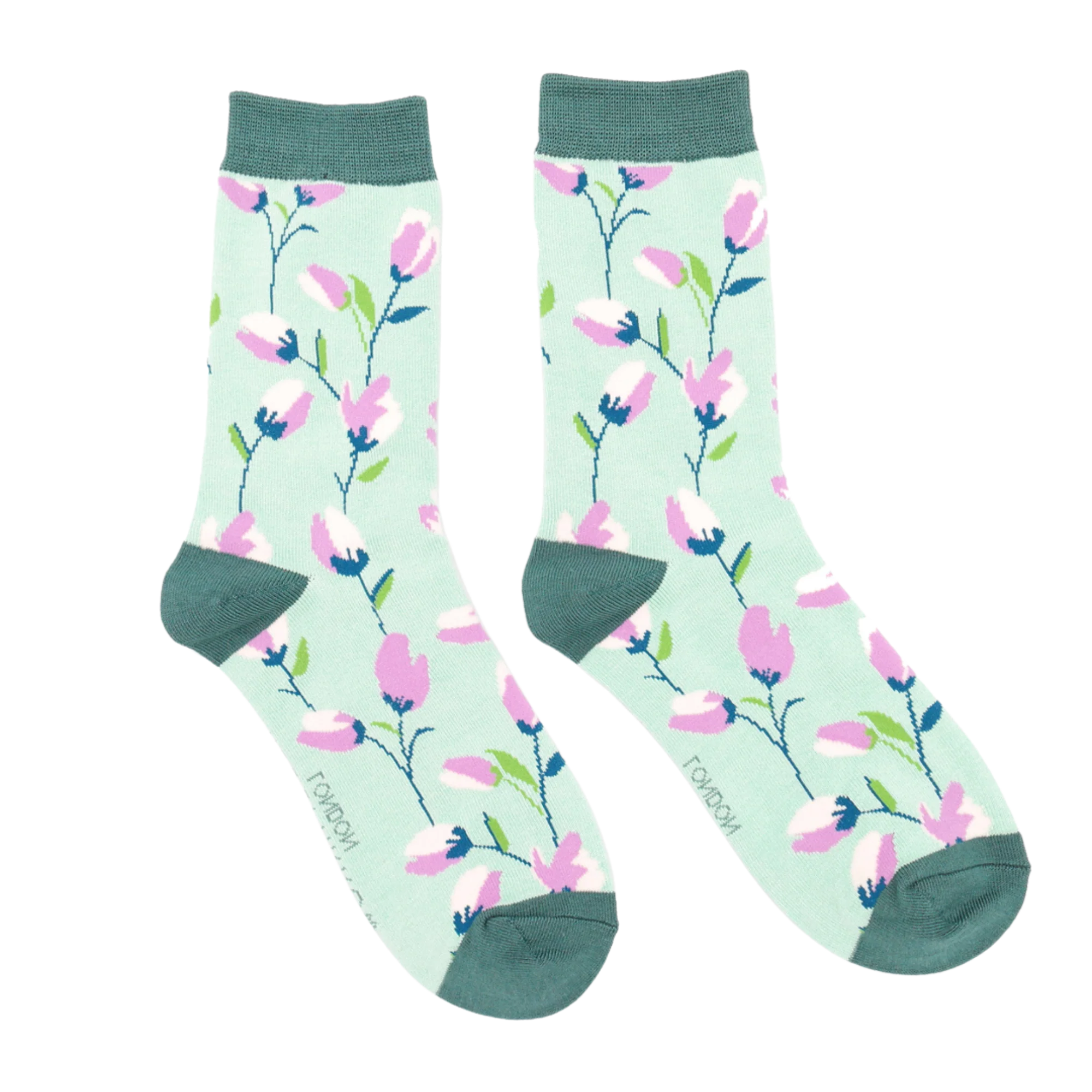 Ditsy Flowers Bamboo Socks - Miss Sparrow