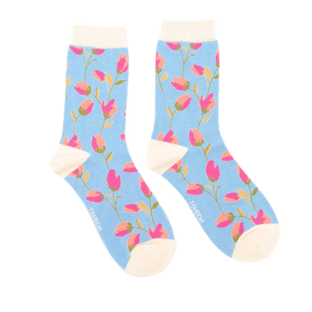 Ditsy Flowers Bamboo Socks - Miss Sparrow - Image 4