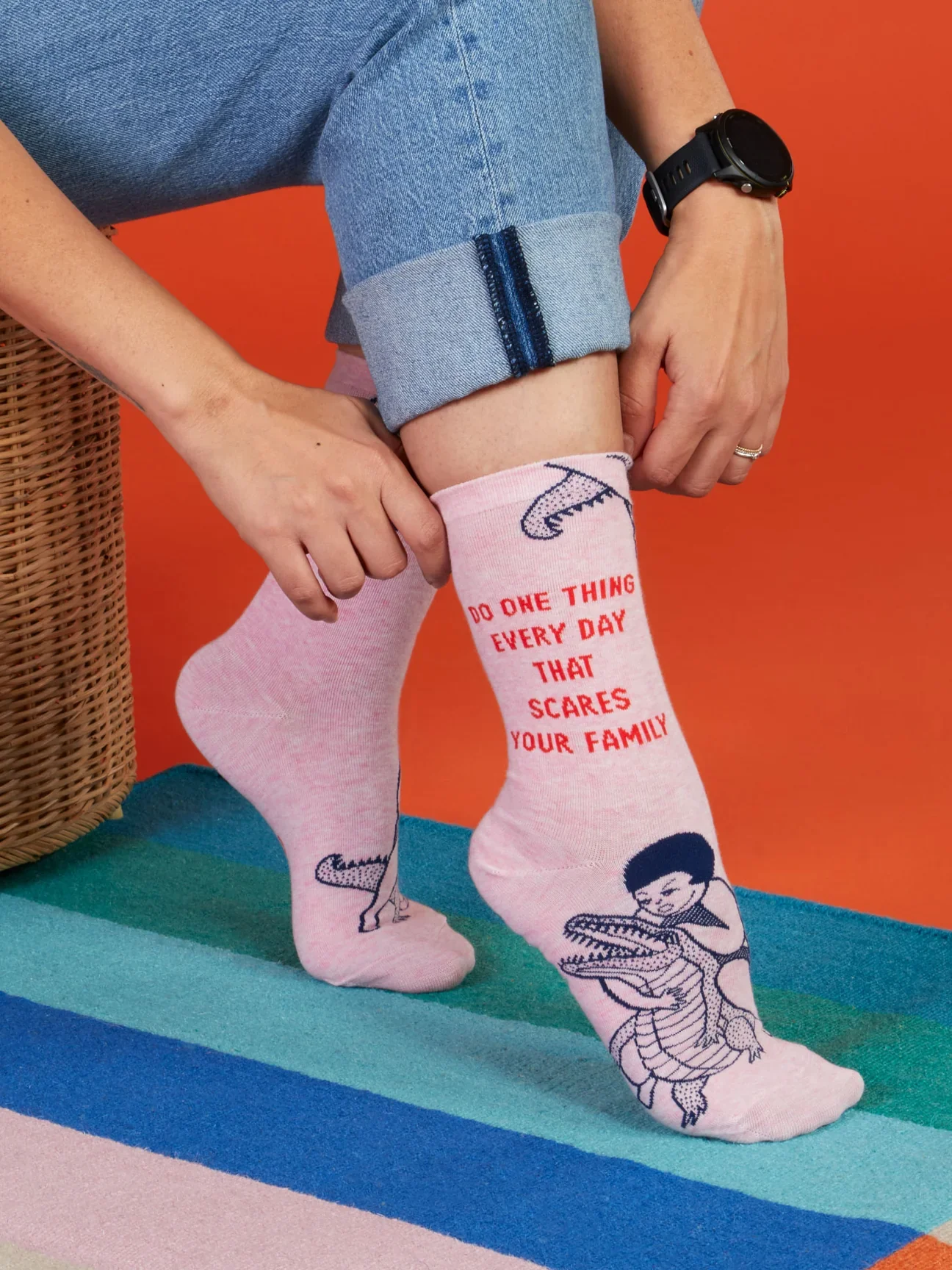 Do One Thing Every Day That Scares Your Family Socks - Image 3