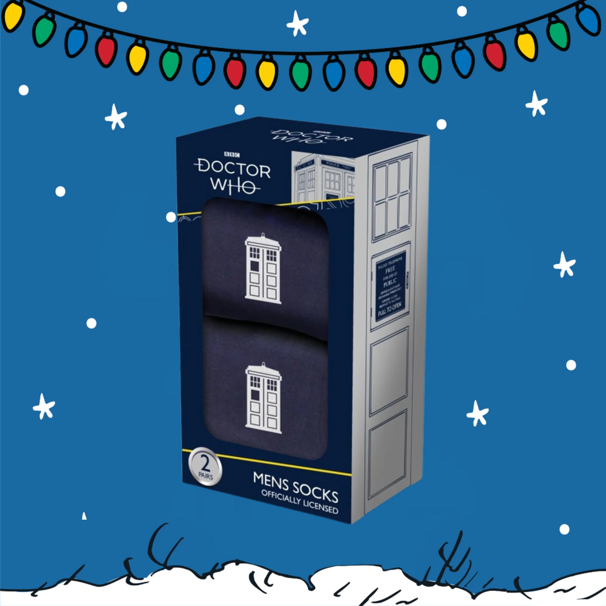Doctor Who Pack of 2 Socks Gift Set - Image 2