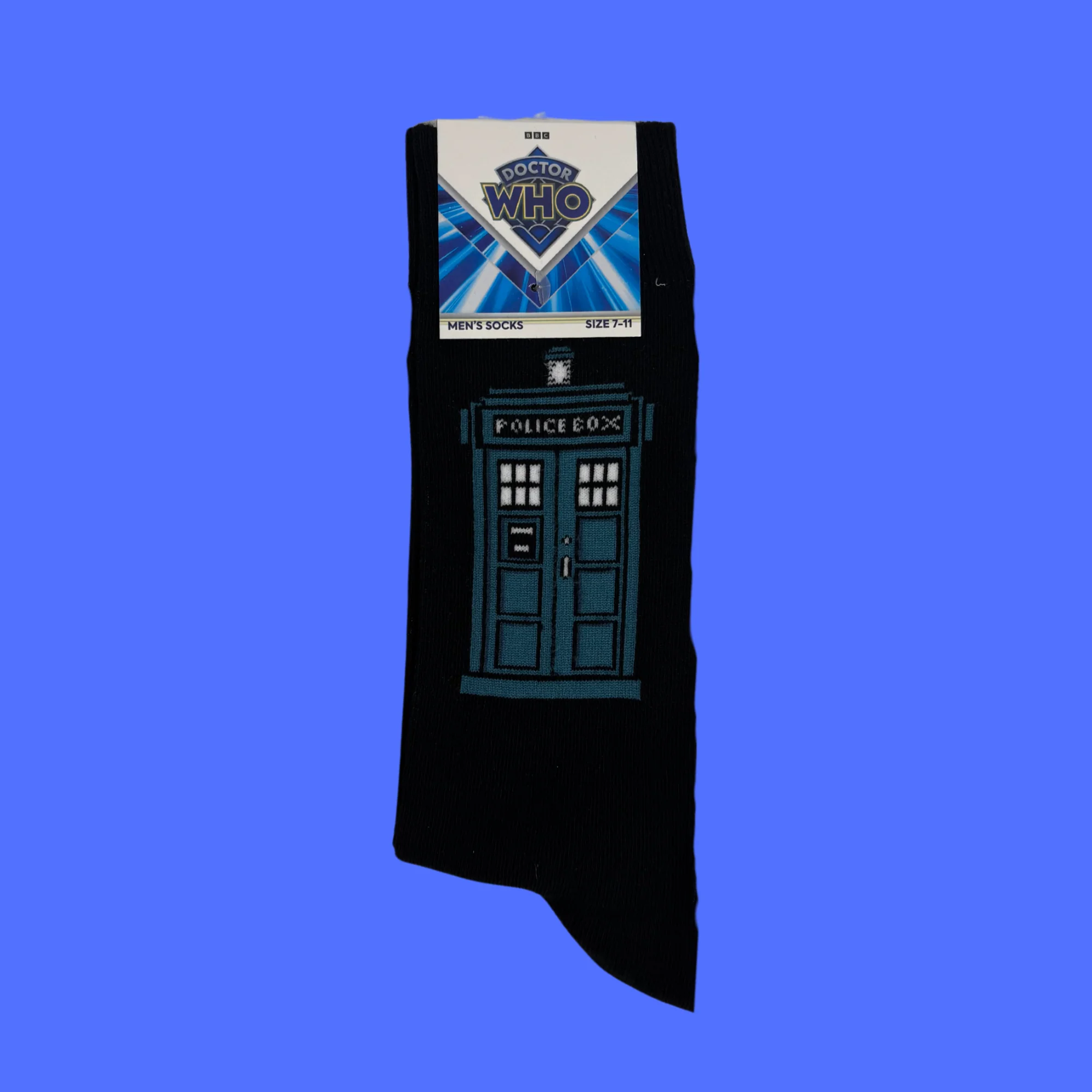 Doctor Who Blue Tardis Socks - Image 2