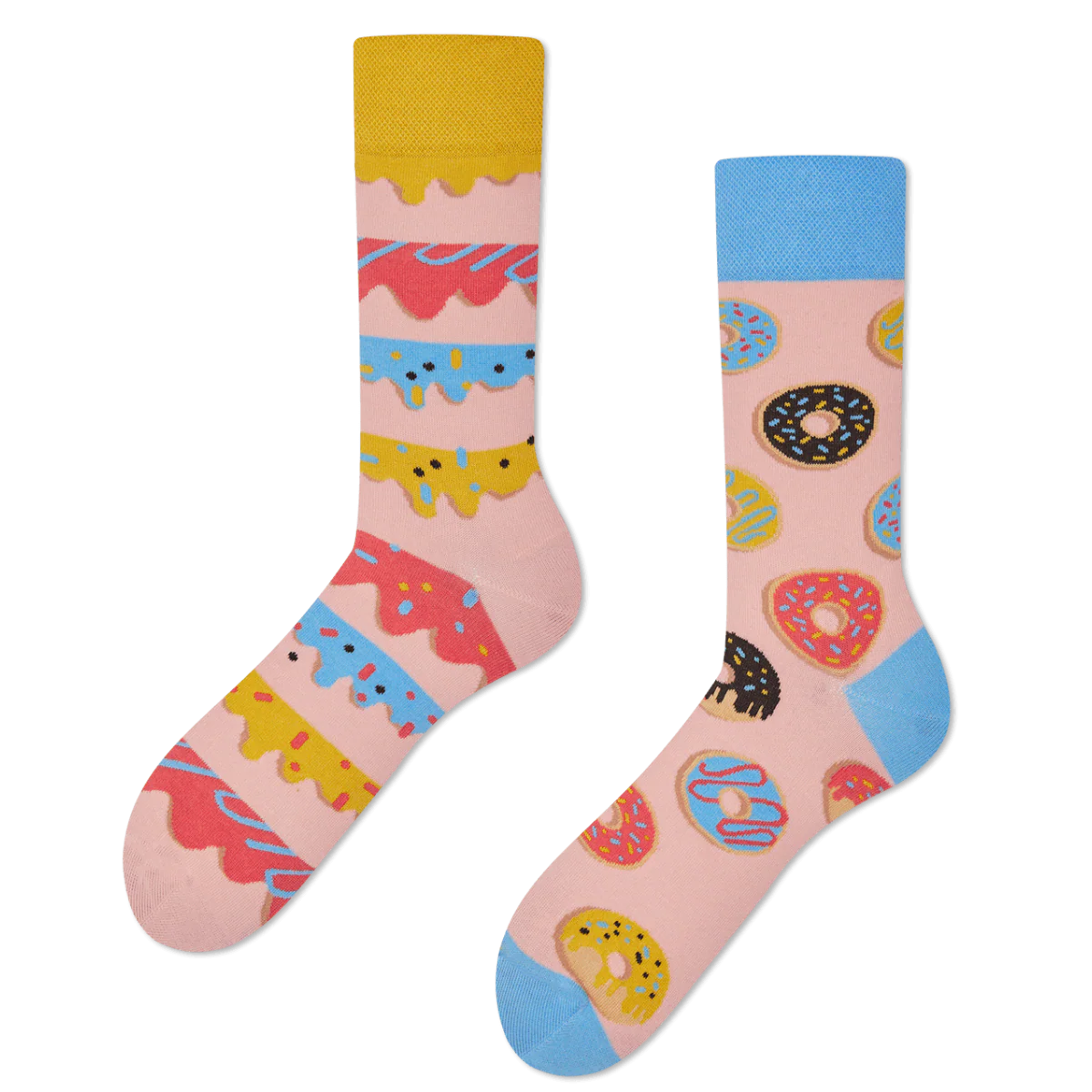 Donut Time Mismatched Socks