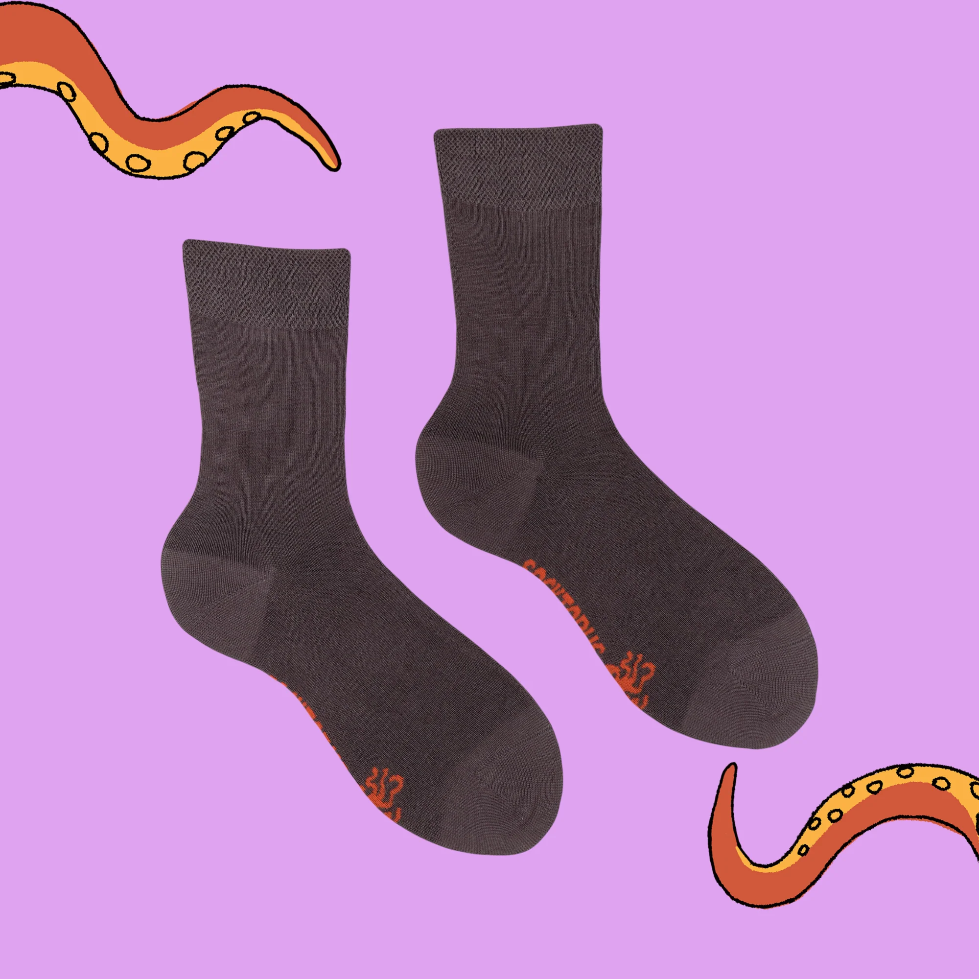 Bamboo Socks - Socktails - Earl Grey - GREY - Image 4