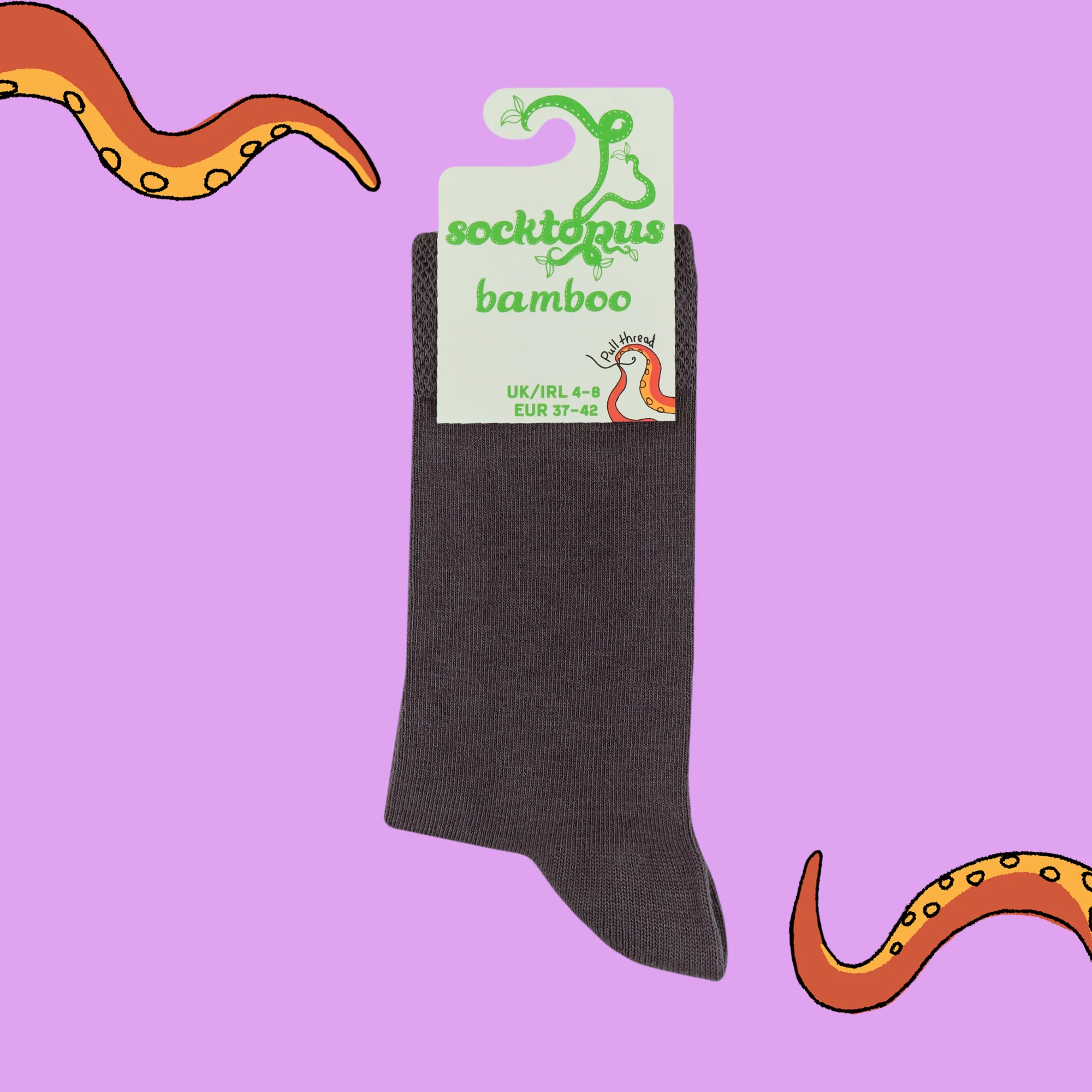Bamboo Socks - Socktails - Earl Grey - GREY - Image 5