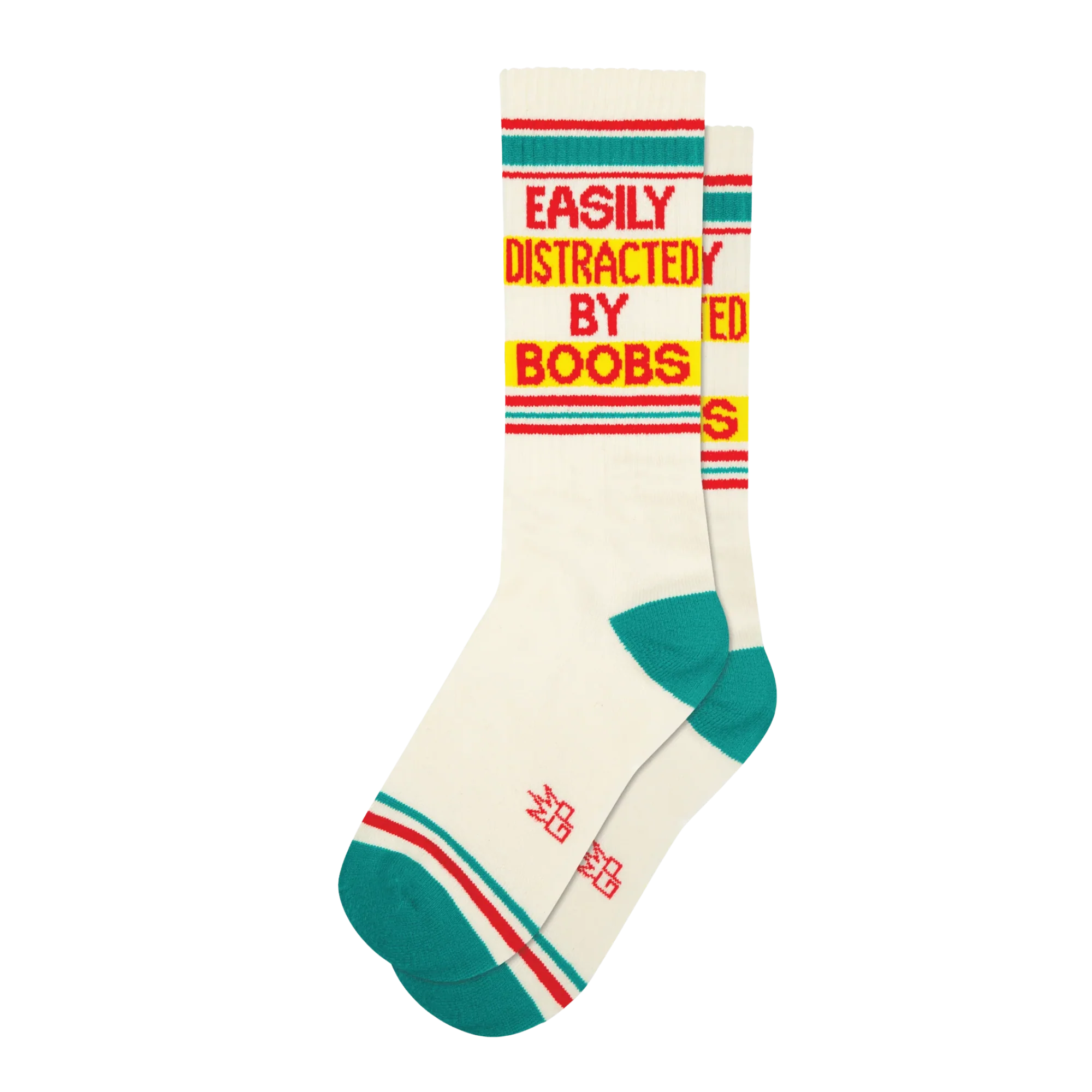 Easily Distracted By Boobs Athletic Socks