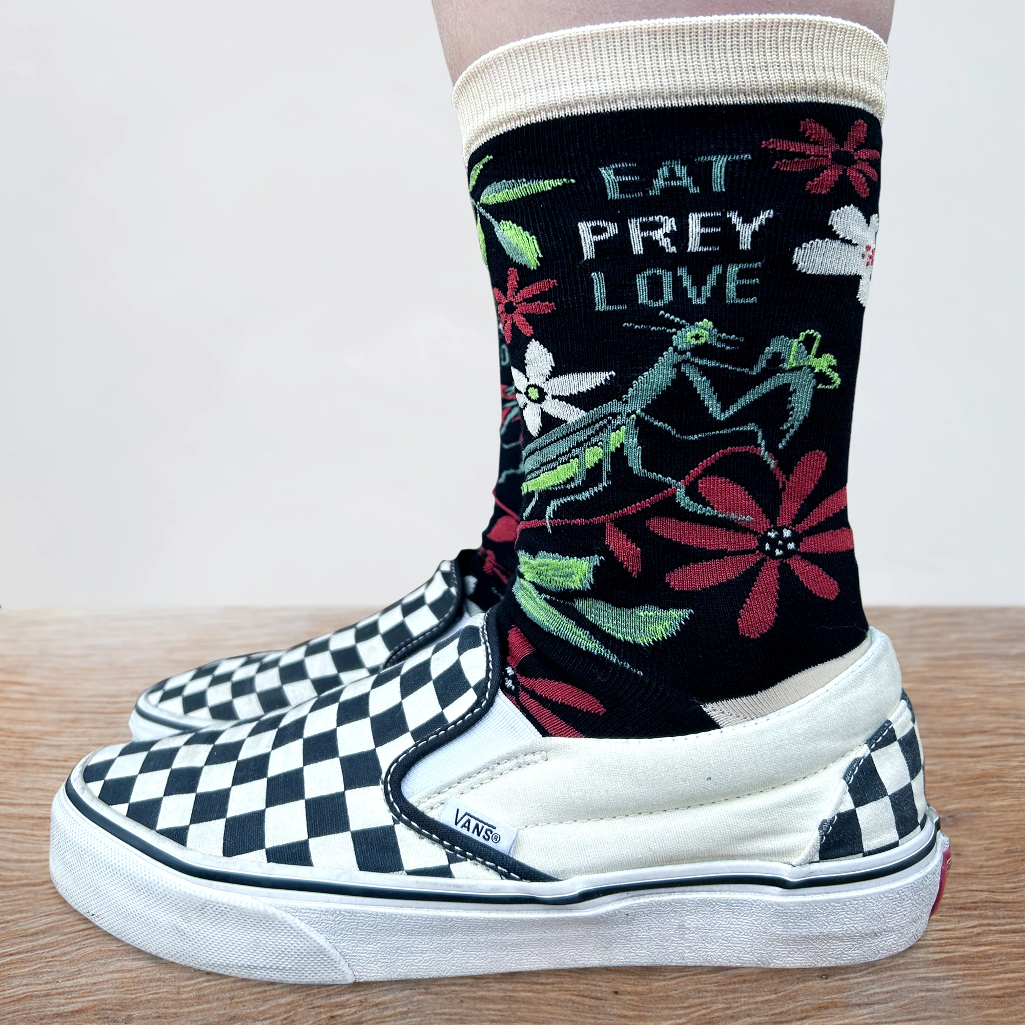 Eat Prey Love Slogan Socks - Image 3