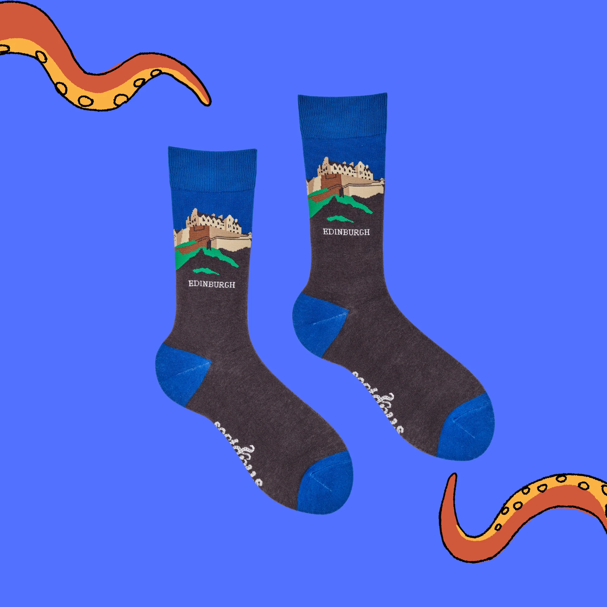 Scottish Socks - Edinburgh Castle - Image 3