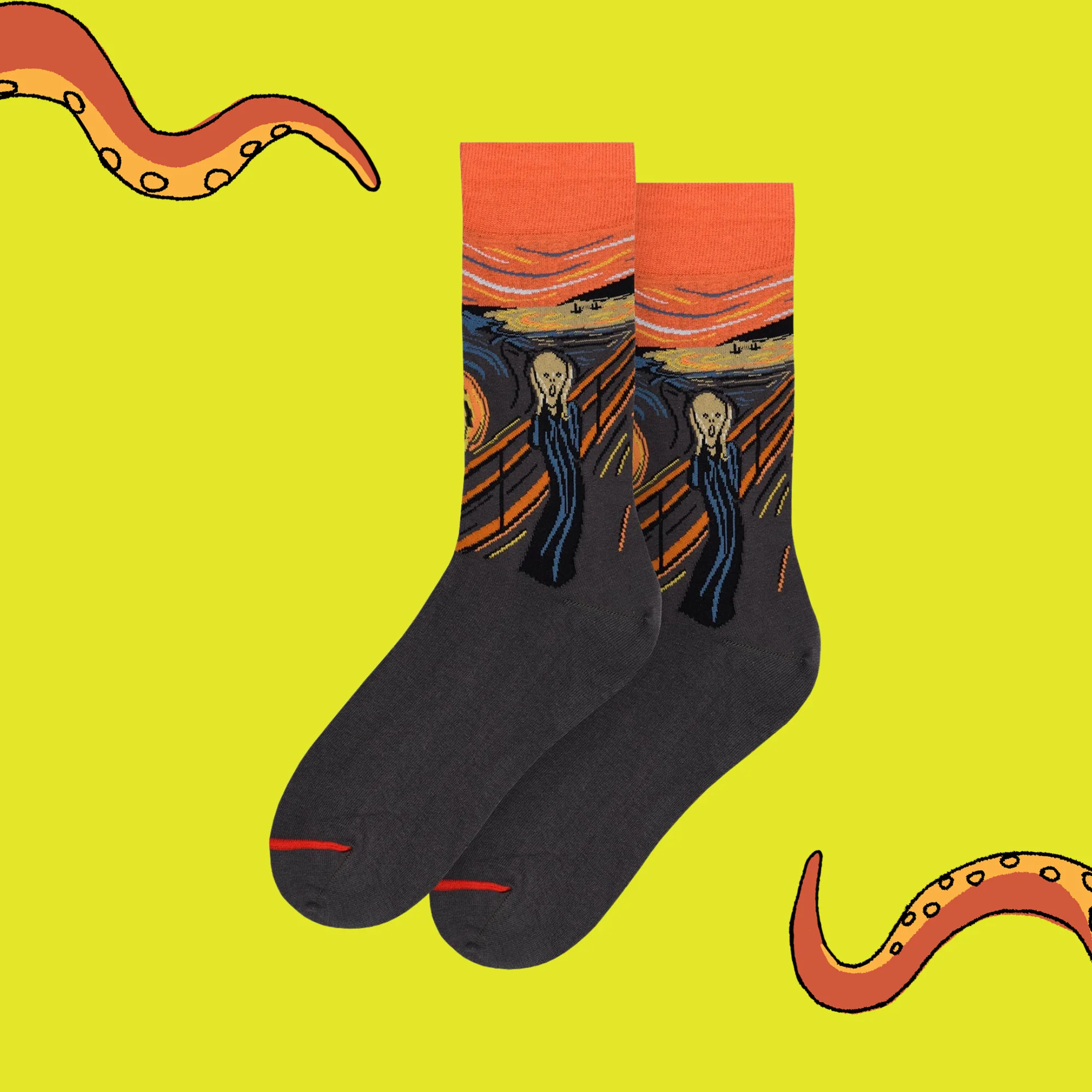 Edvard Munch The Scream Socks - Image 2