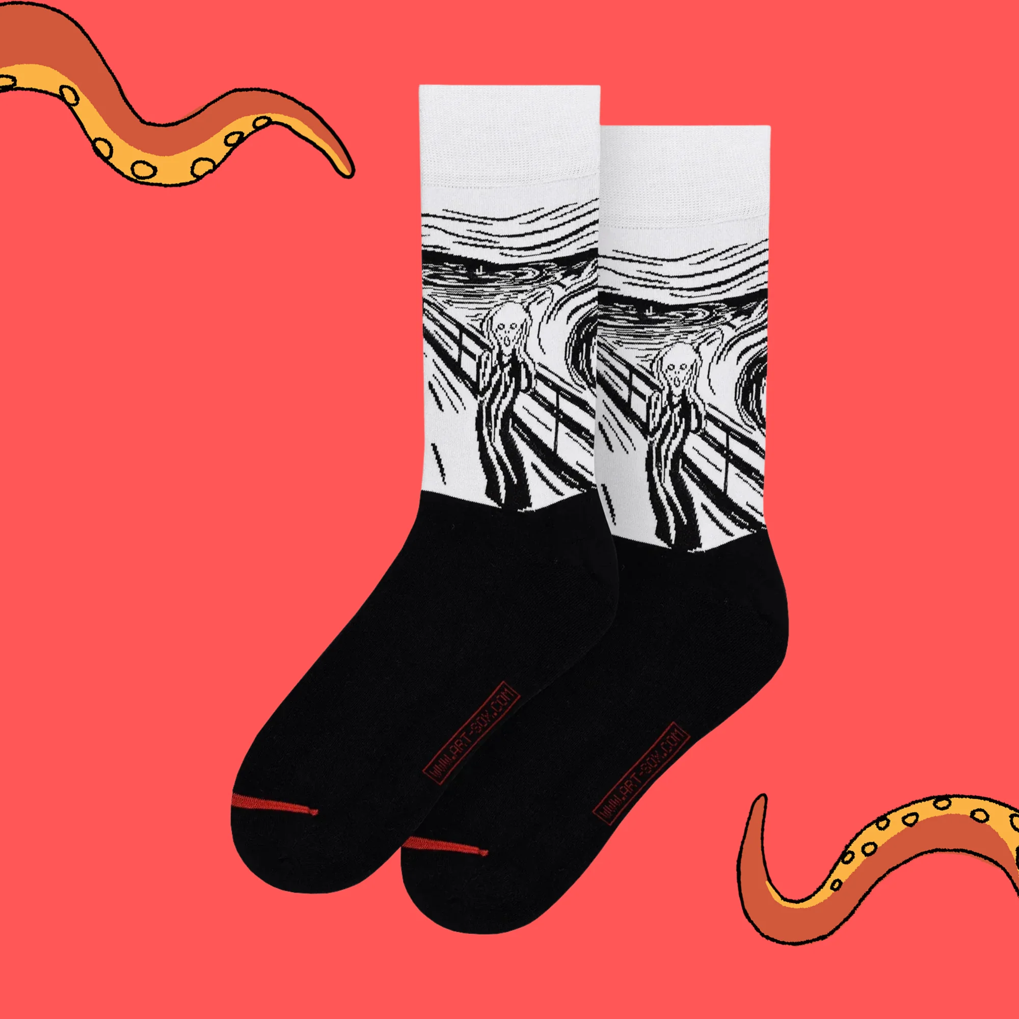 Edvard Munch The Scream Socks - Image 3