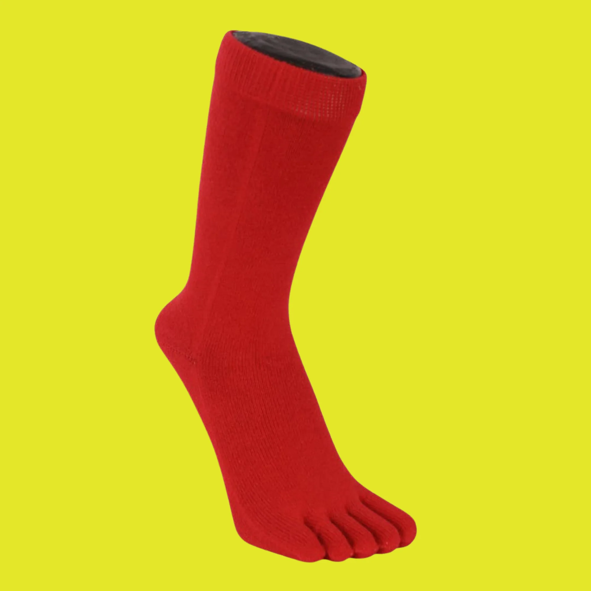 Essential Mid-Calf Toe Socks - Image 2