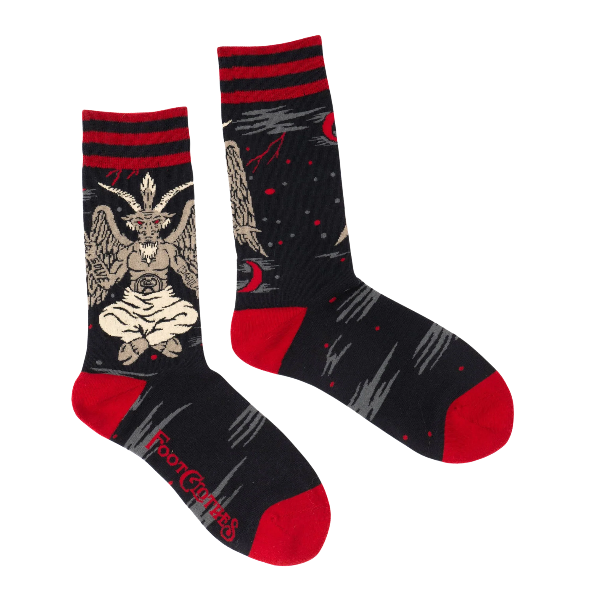 Evil AF Baphomet Socks