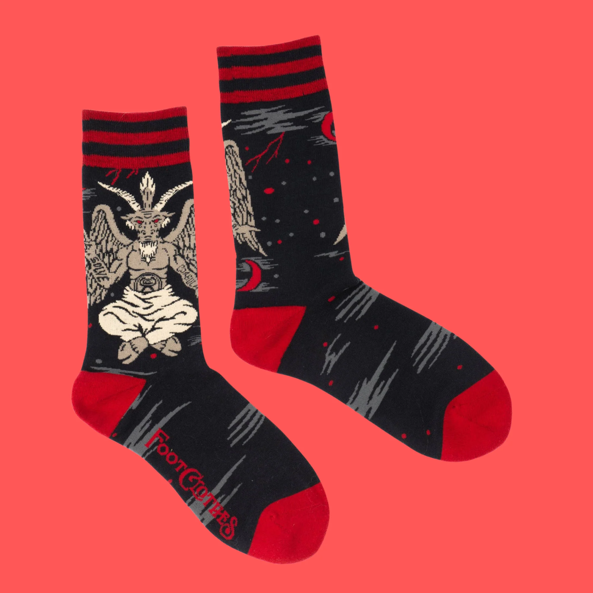 Evil AF Baphomet Socks - Image 2