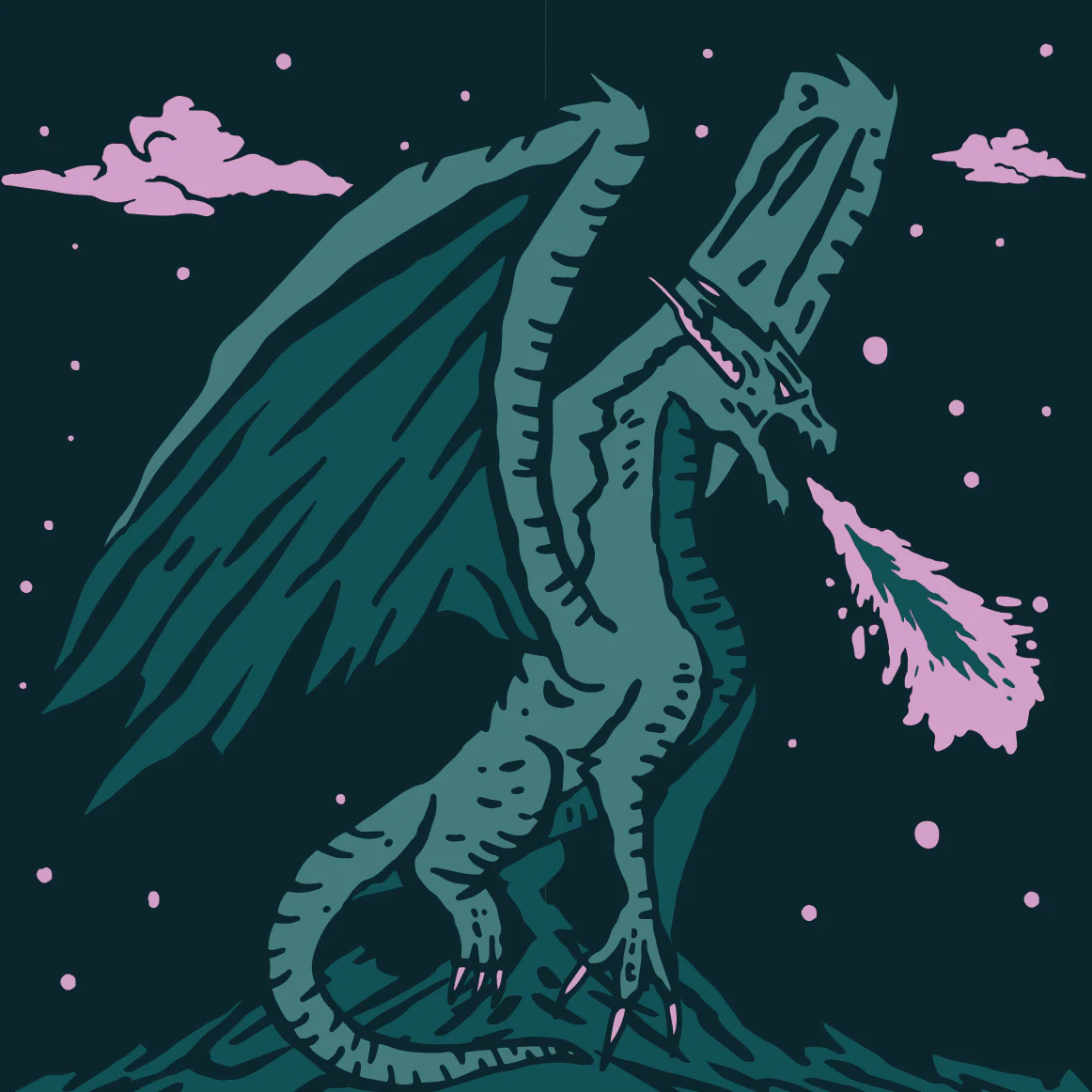 Evil AF Dragon Socks - Image 3