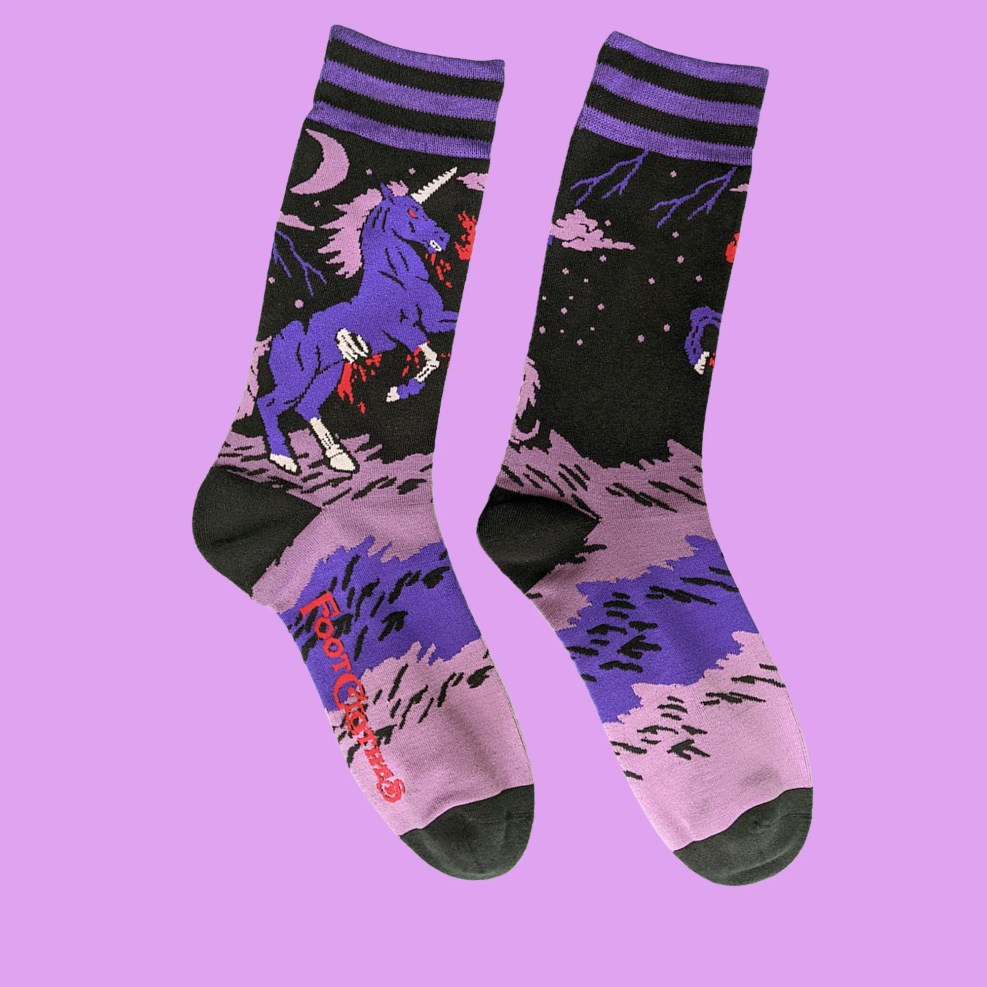 Evil AF Unicorn Socks - Image 2