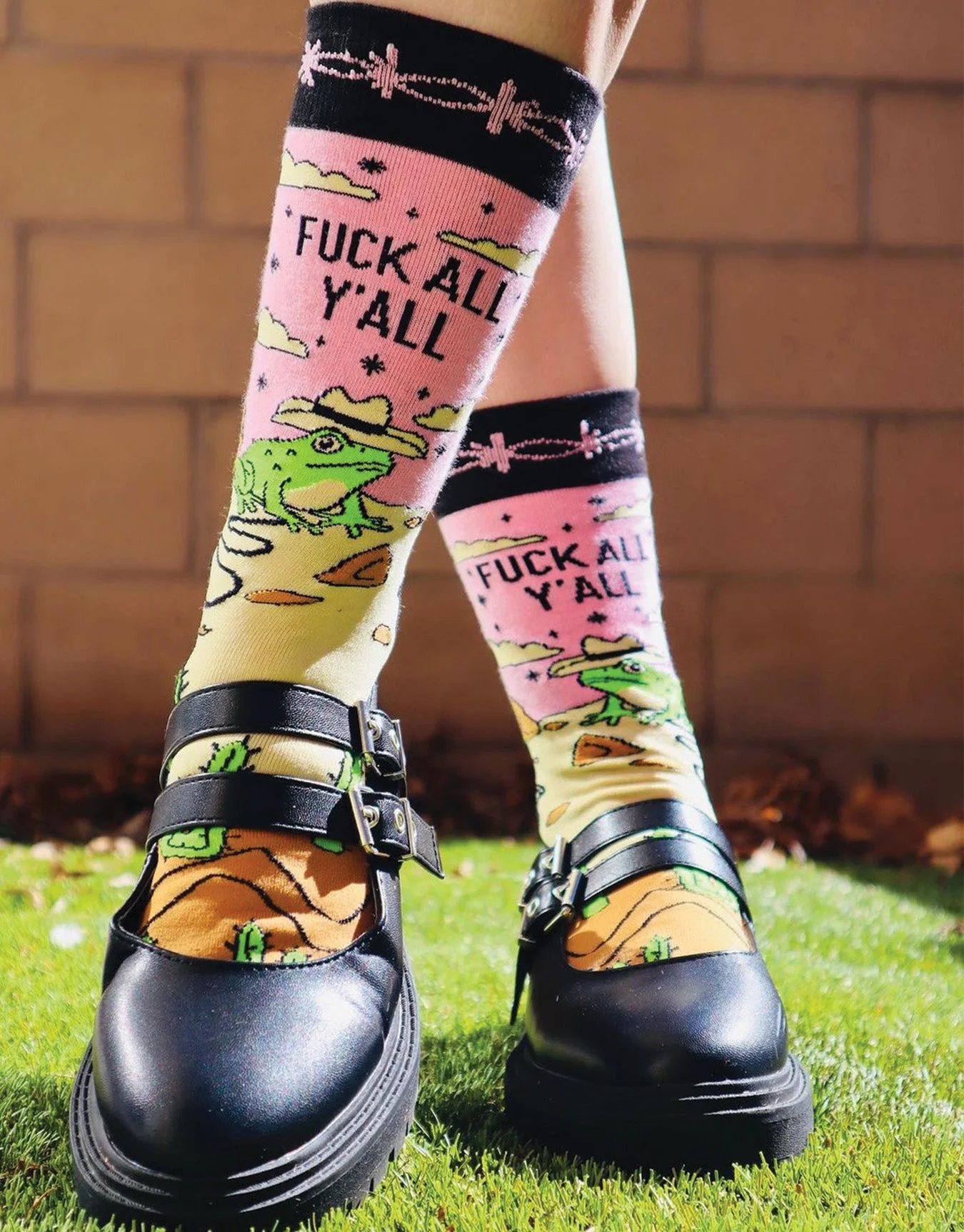F**k All Y'all Socks - Small - Image 3