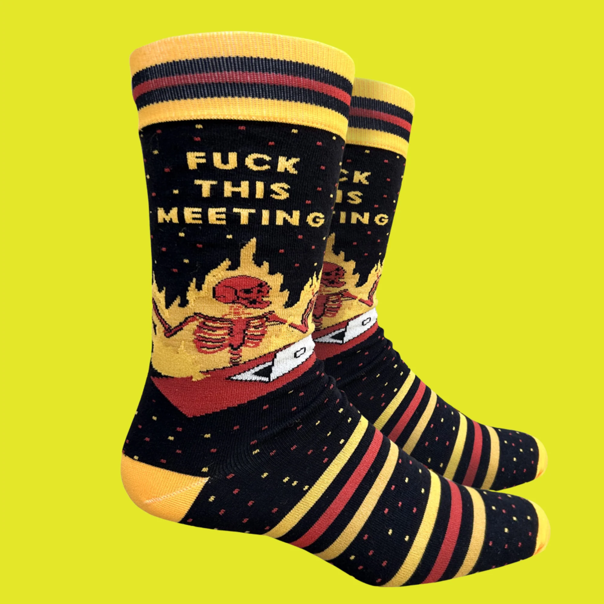 F**k This Meeting Socks - Large - Image 2