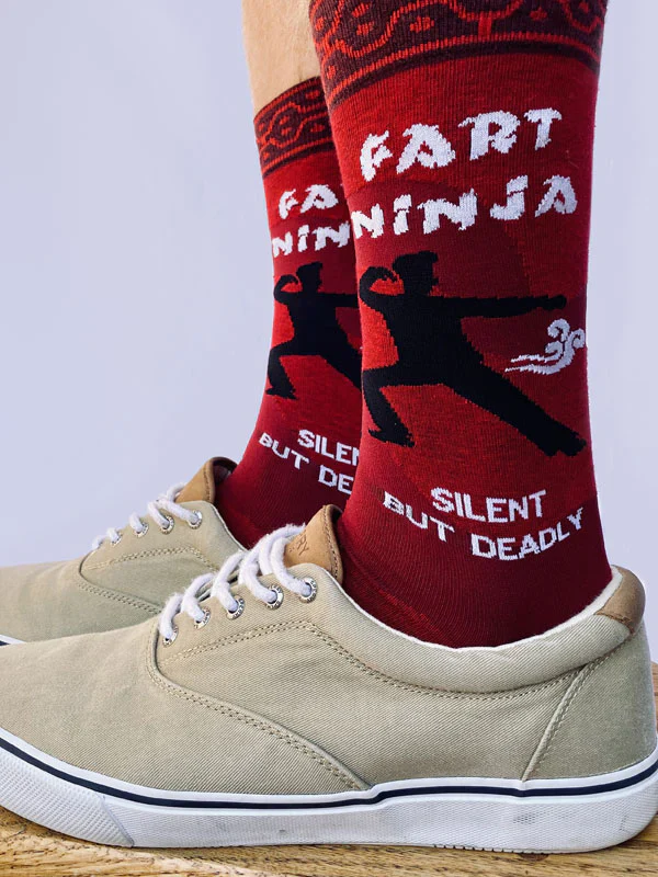 Fart Ninja Socks - Large - Image 3