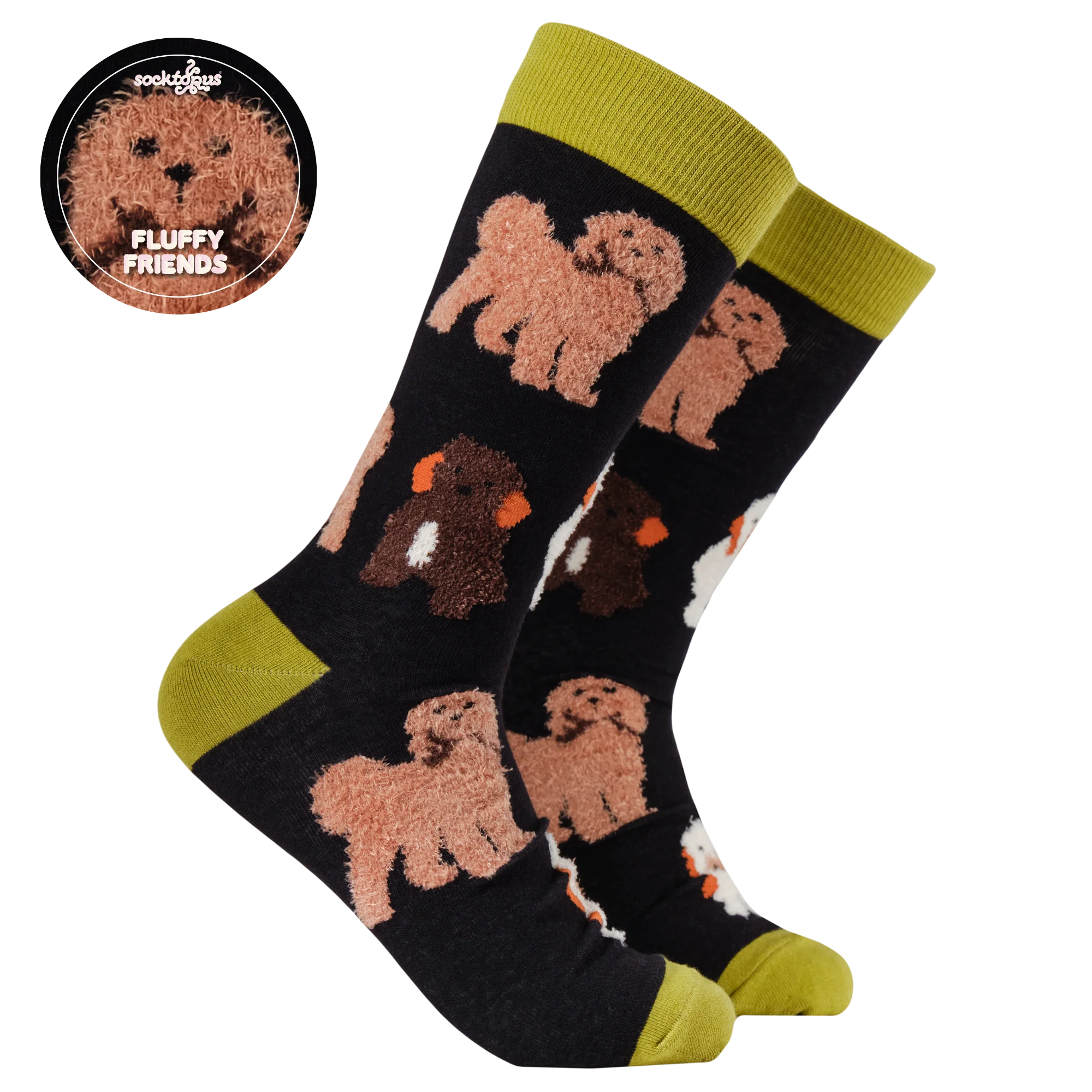 Fluffy Cockapoo Socks - Image 3