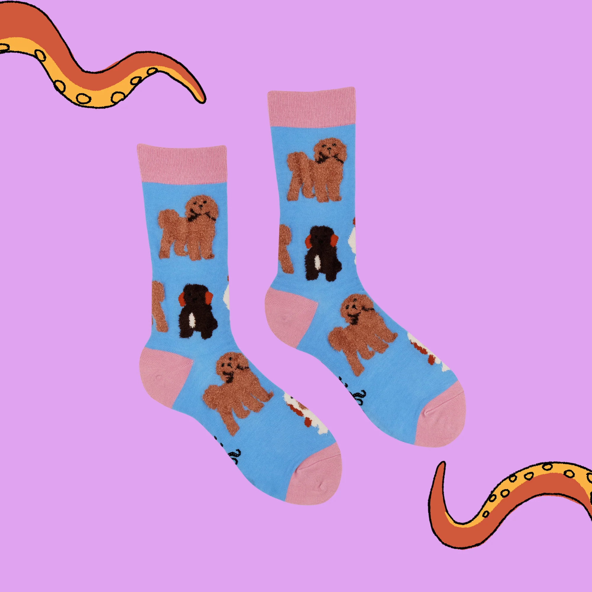 Fluffy Cockapoo Socks - Image 4
