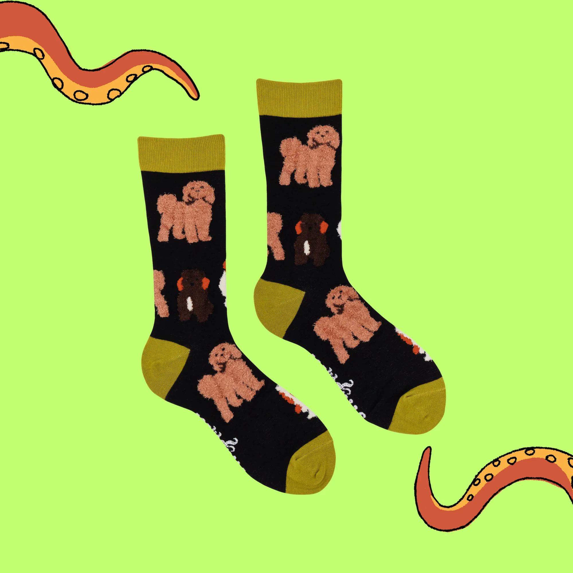 Fluffy Cockapoo Socks - Image 8