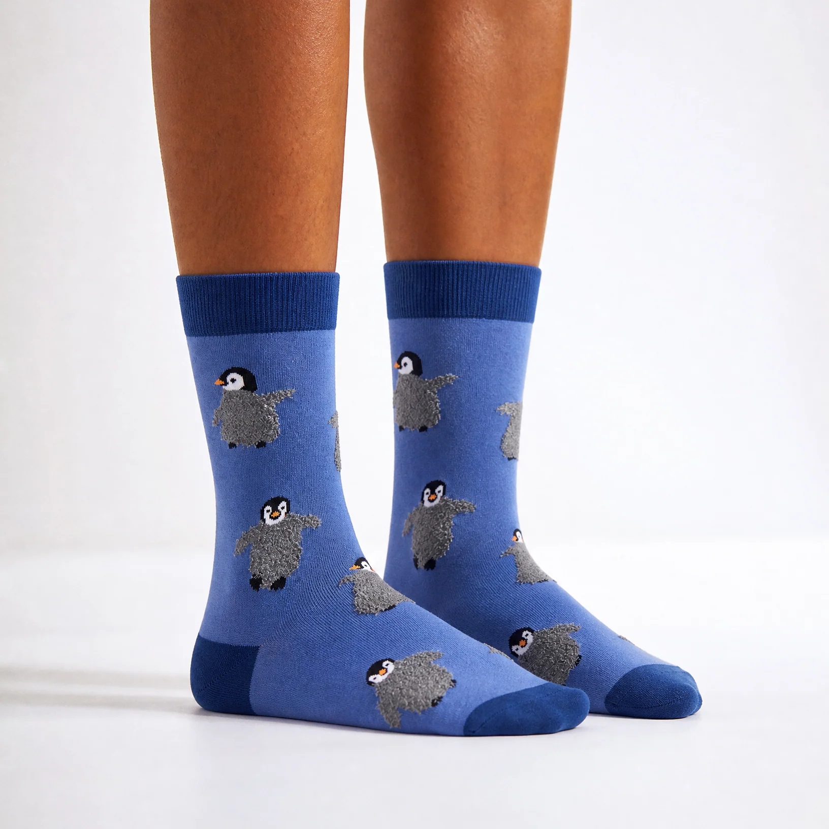 Fluffy Penguin Socks - Image 2