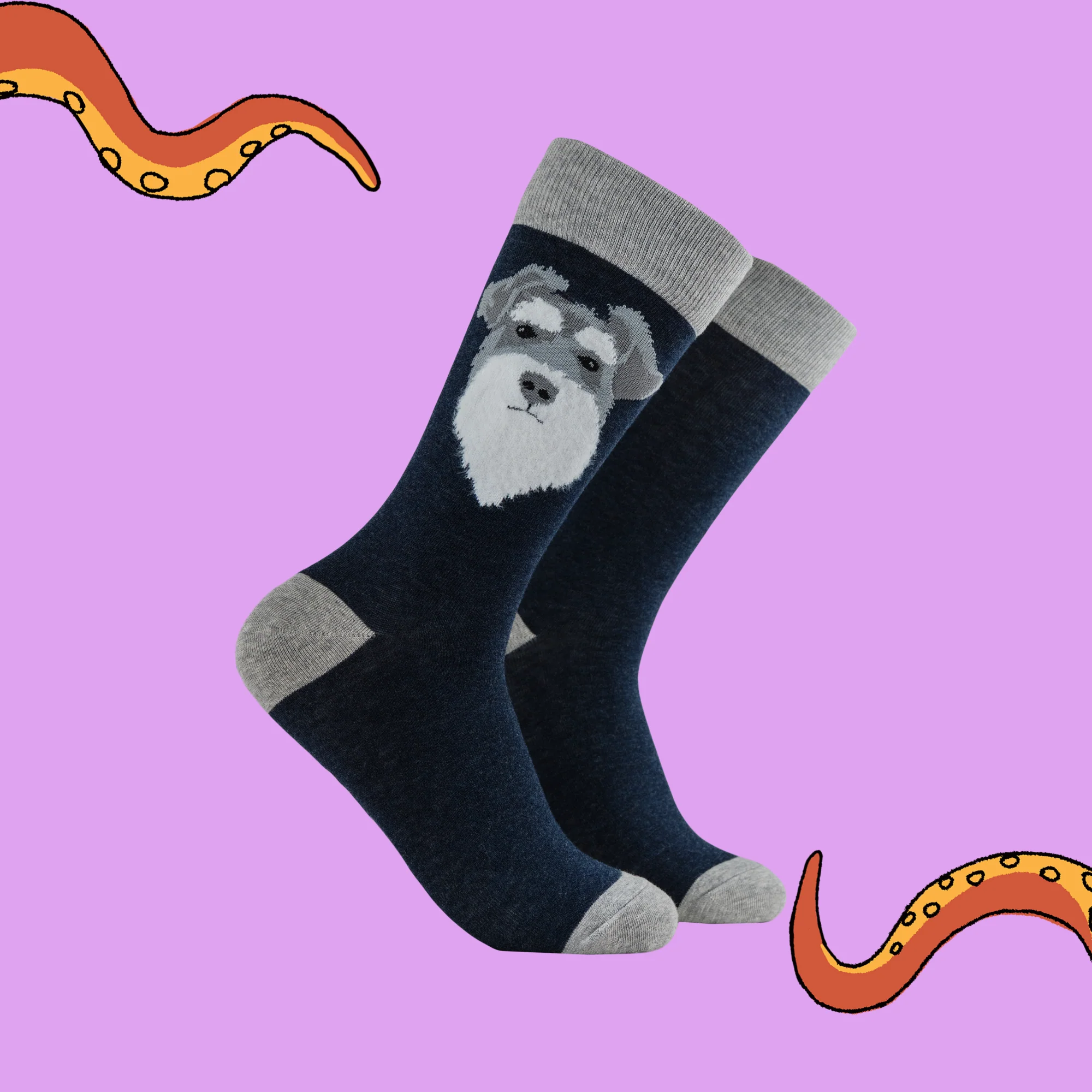 Fluffy Wowza Schnauzer Socks - Image 2
