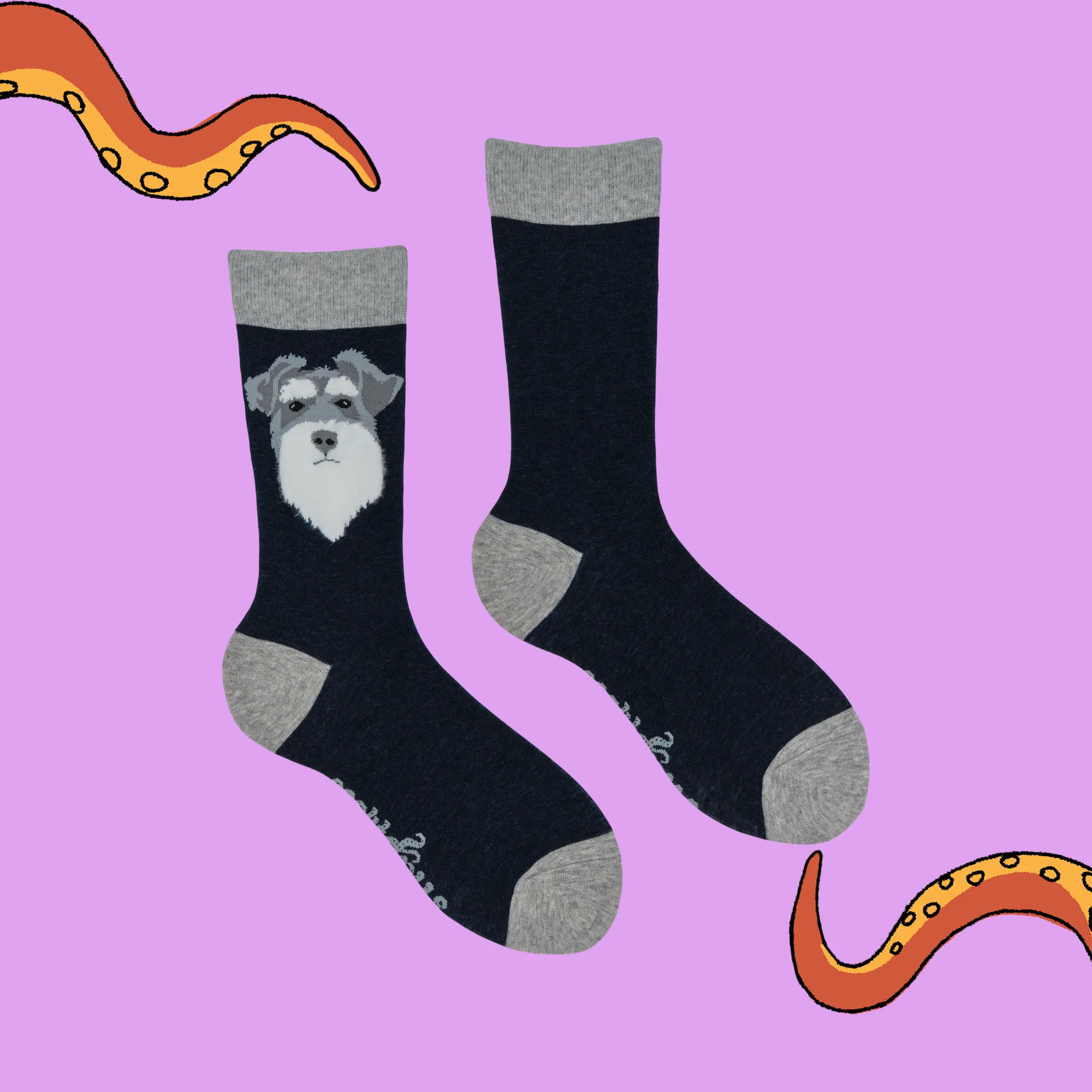 Fluffy Wowza Schnauzer Socks - Image 3