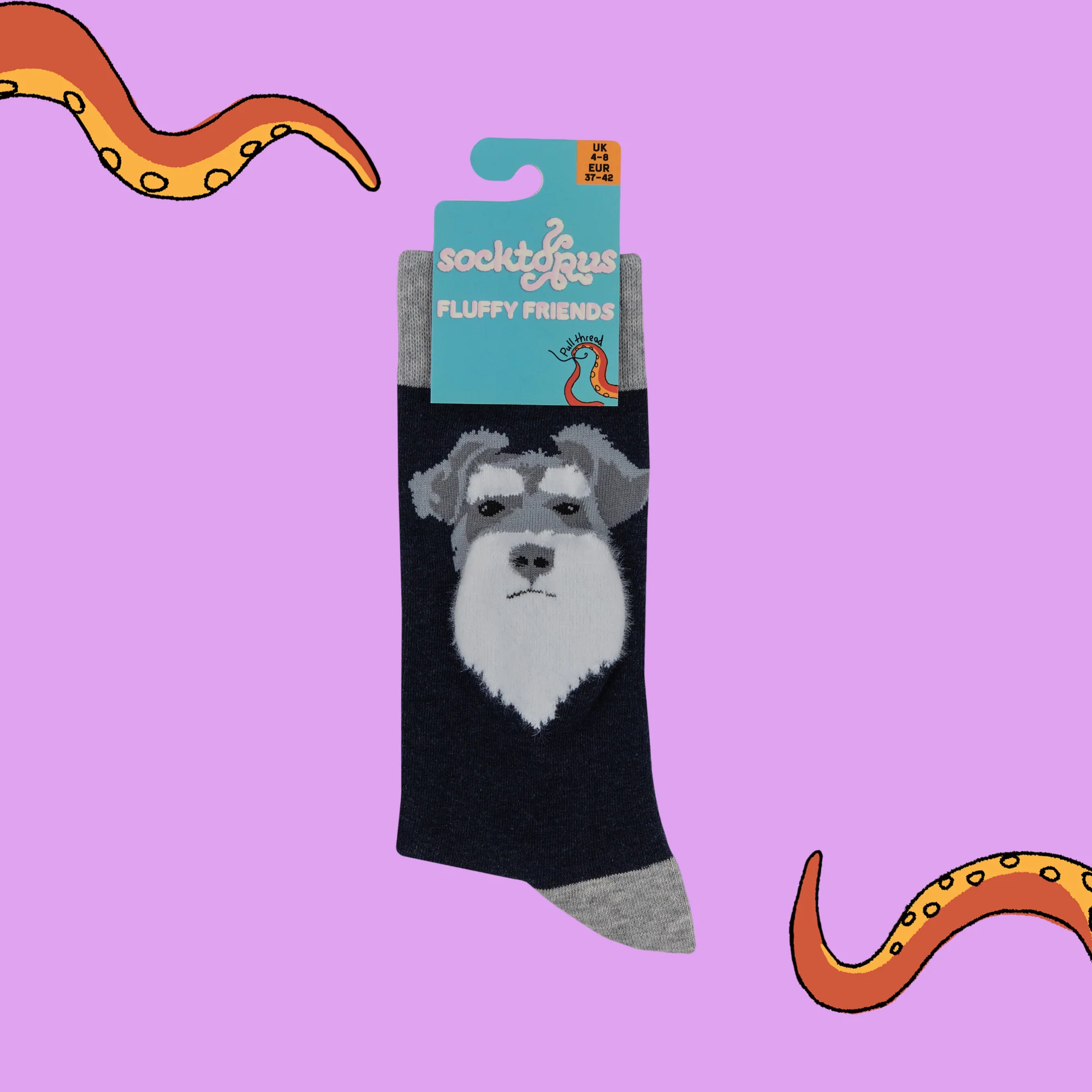 Fluffy Wowza Schnauzer Socks - Image 4