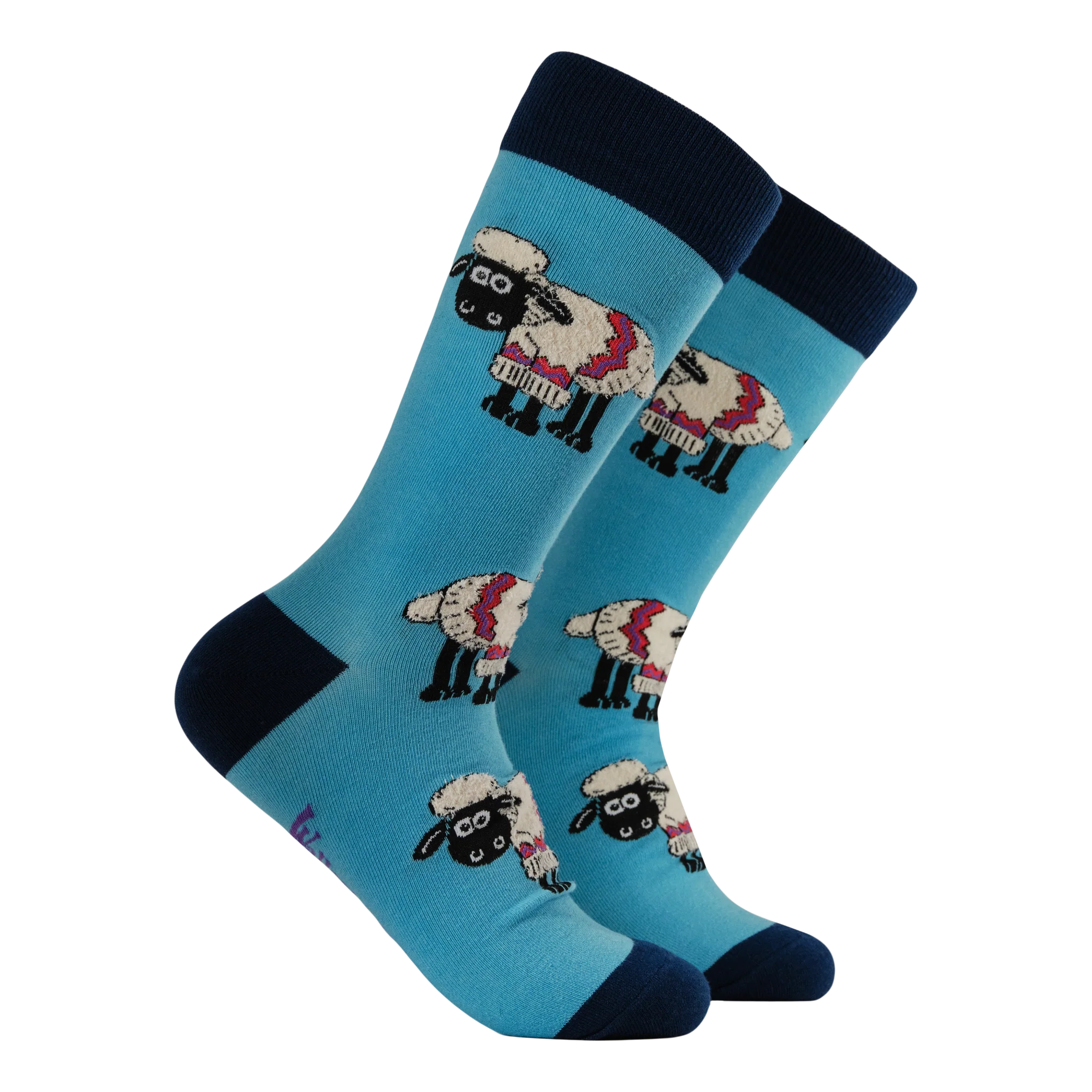 Fluffy Shaun the Sheep Socks - Socktopus X Wallace & Gromit - Image 3