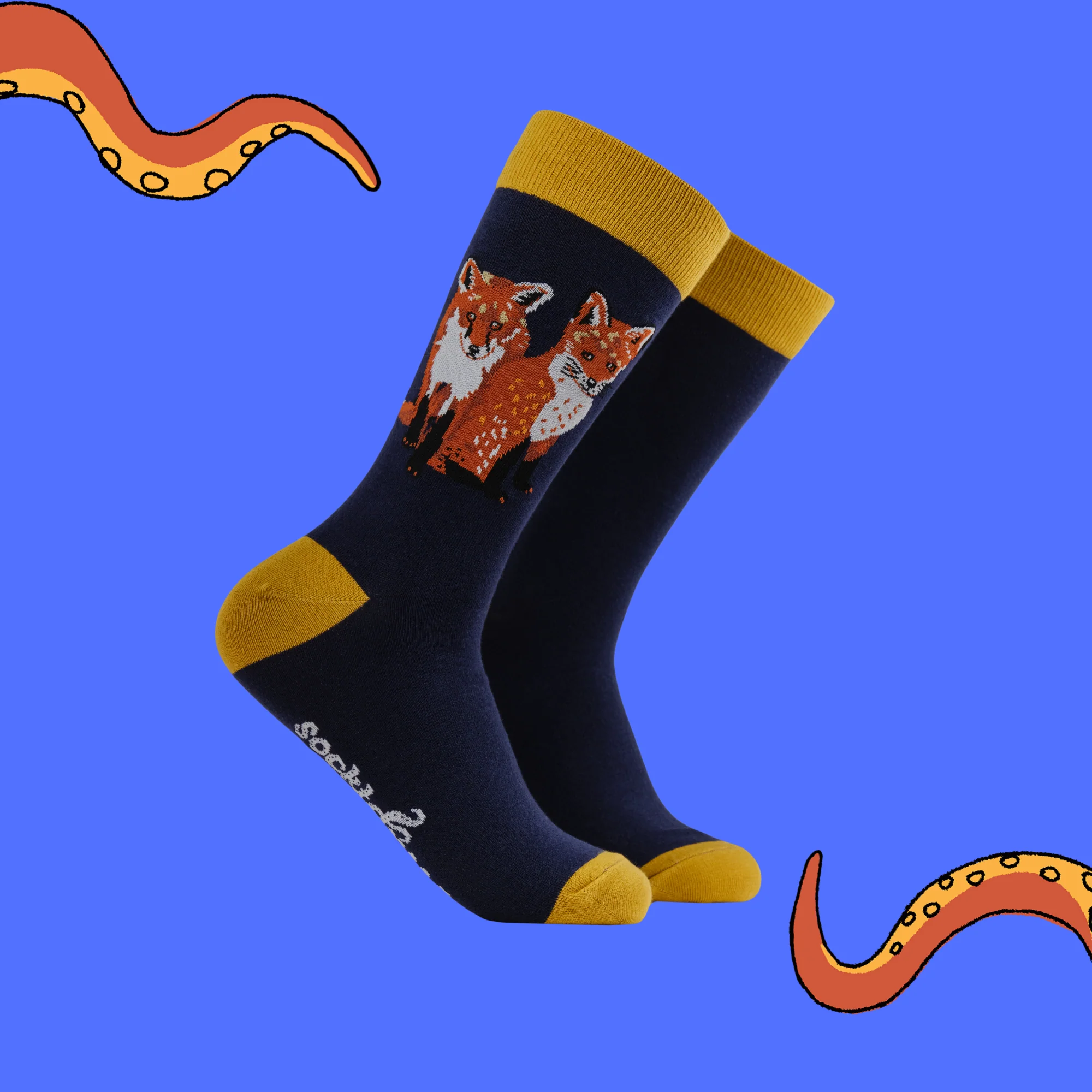 Fox Cubs Socks - Socktopus X Robert E Fuller - Image 2