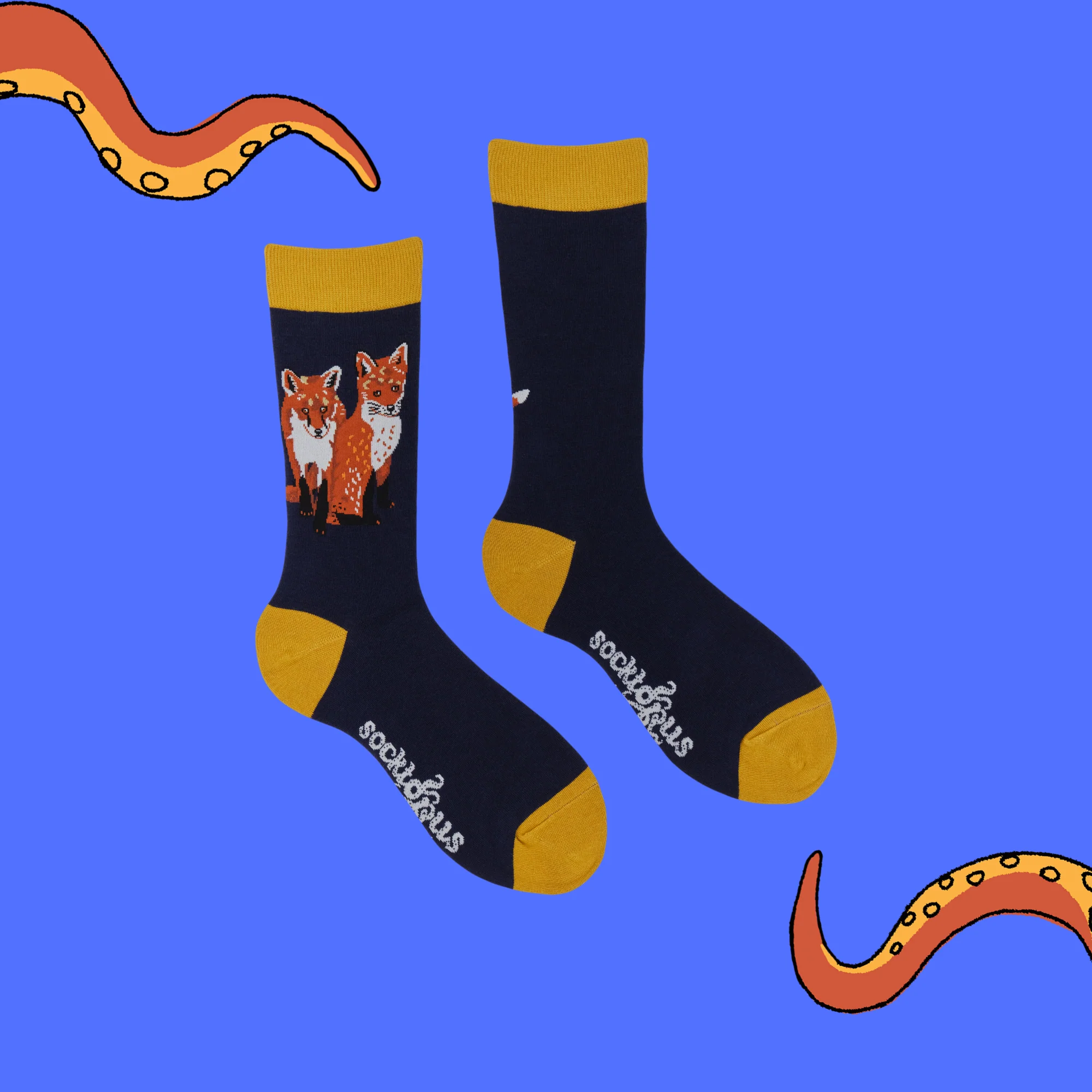 Fox Cubs Socks - Socktopus X Robert E Fuller - Image 3