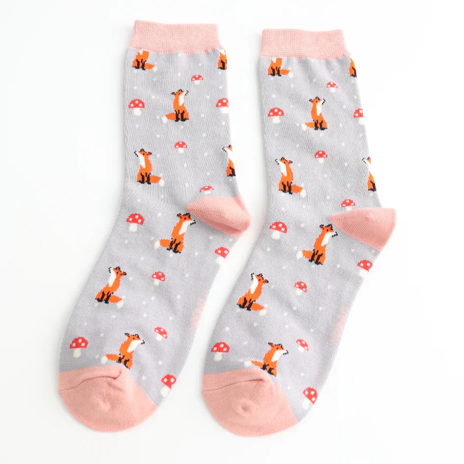 Bamboo Socks - Fox & Toadstool - Image 4