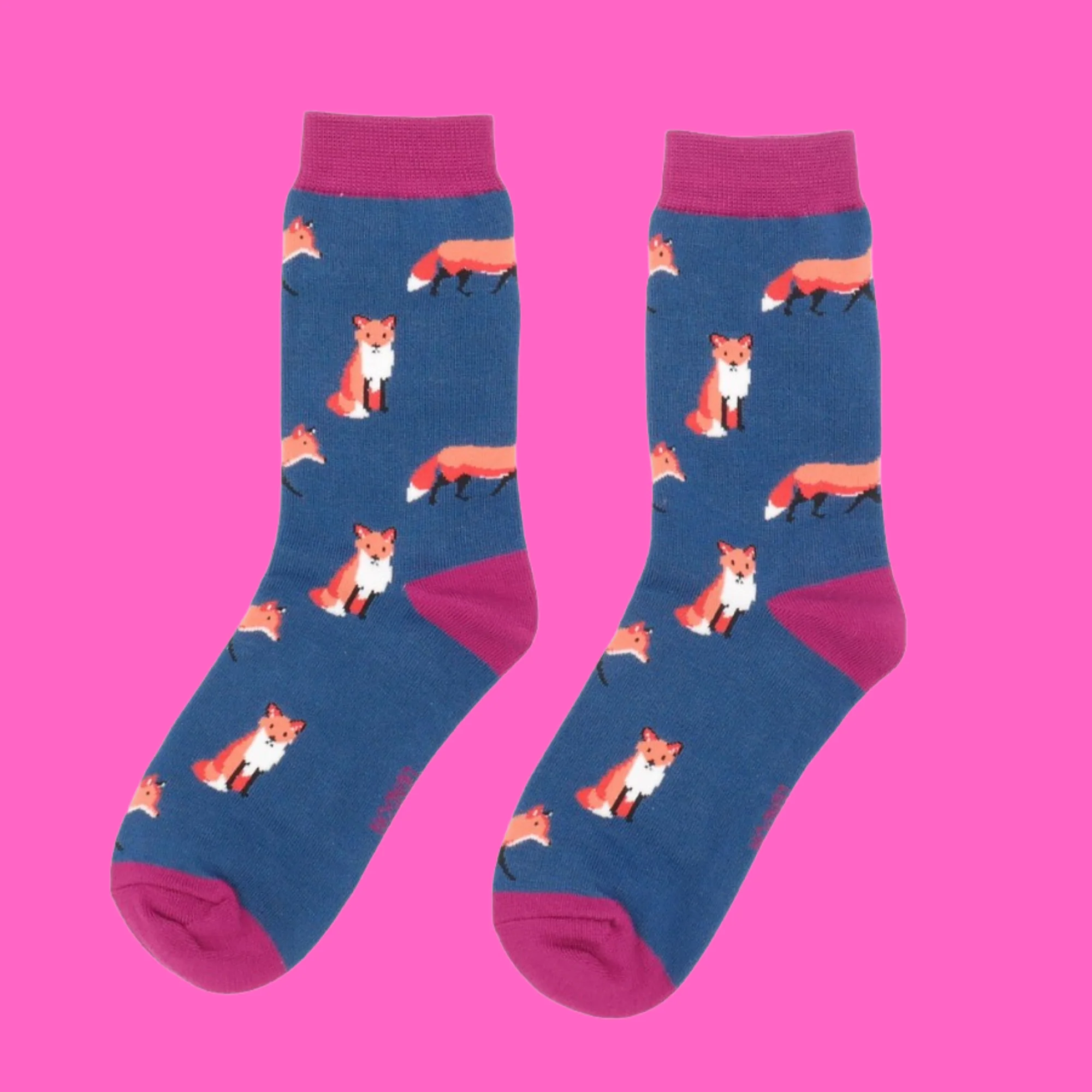 Foxes Bamboo Socks - Miss Sparrow - Image 14