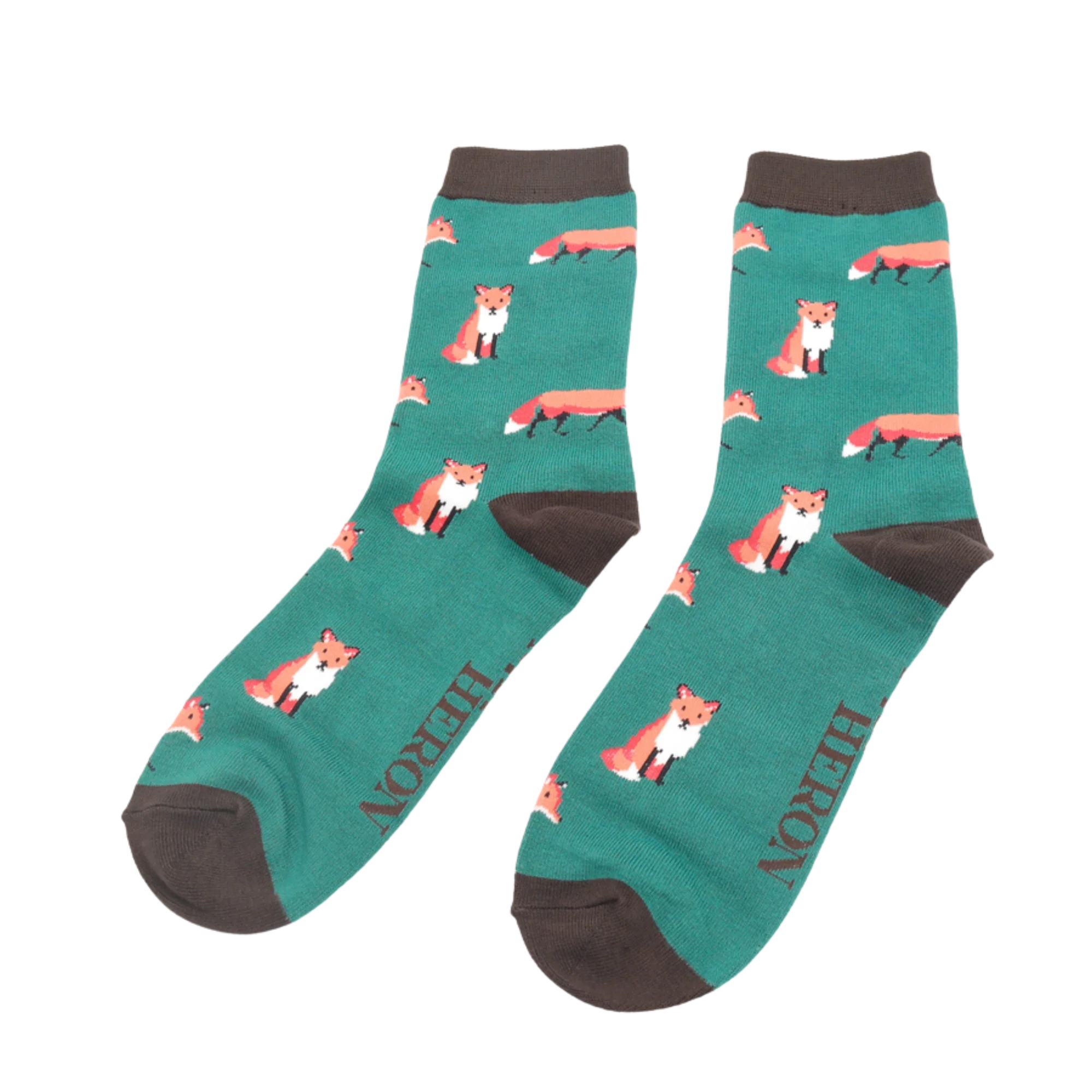 Foxes Bamboo Socks - Miss Sparrow - Image 3