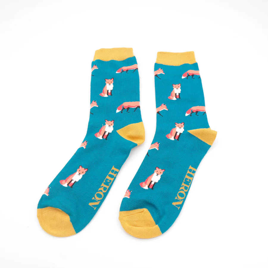 Foxes Bamboo Socks - Miss Sparrow - Image 5