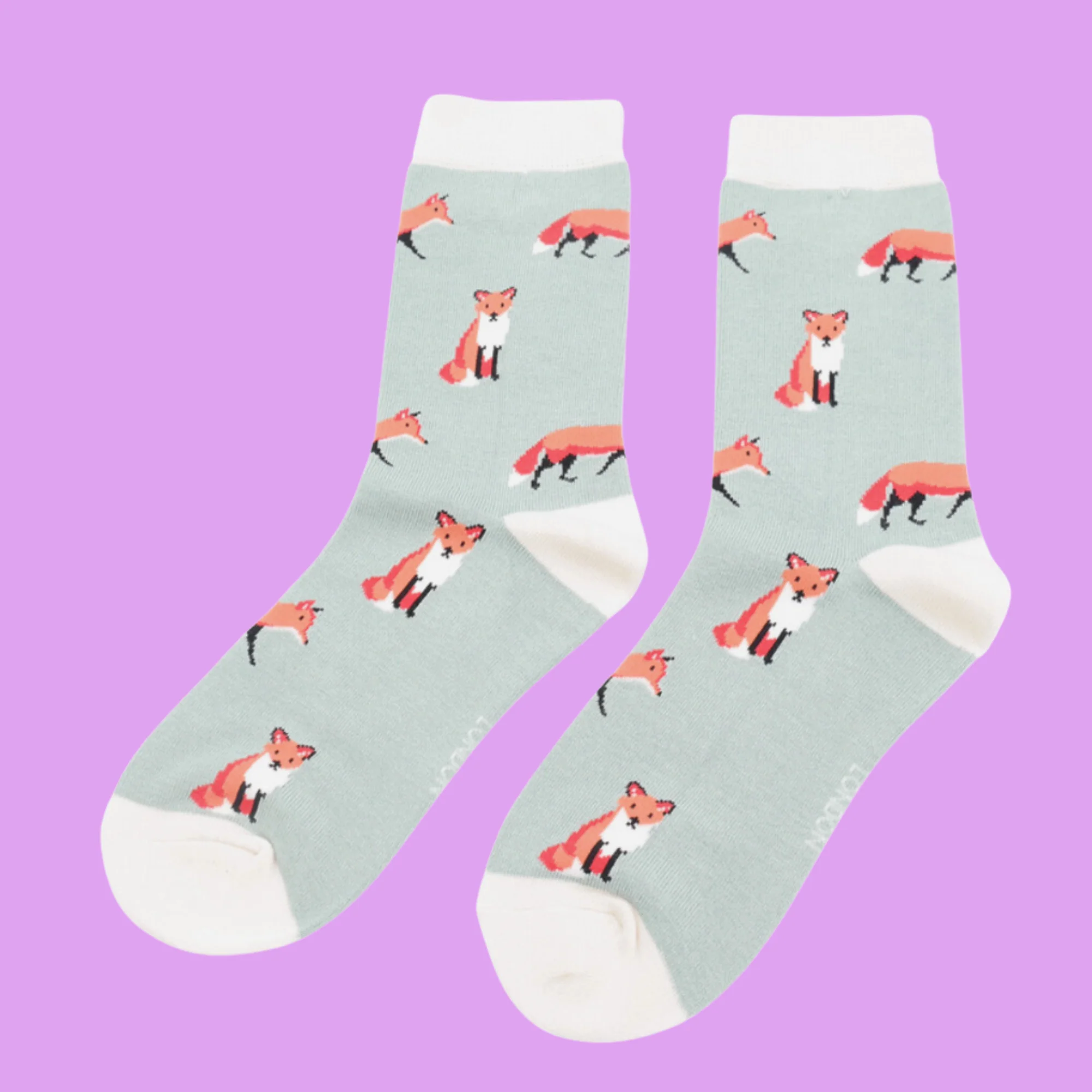 Foxes Bamboo Socks - Miss Sparrow - Image 9
