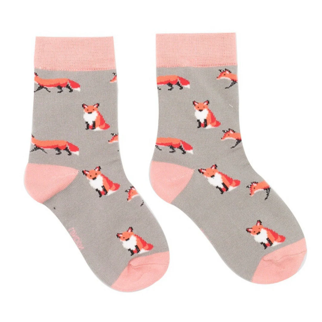 Bamboo Socks - Foxes Kids - Miss Sparrow - Image 2