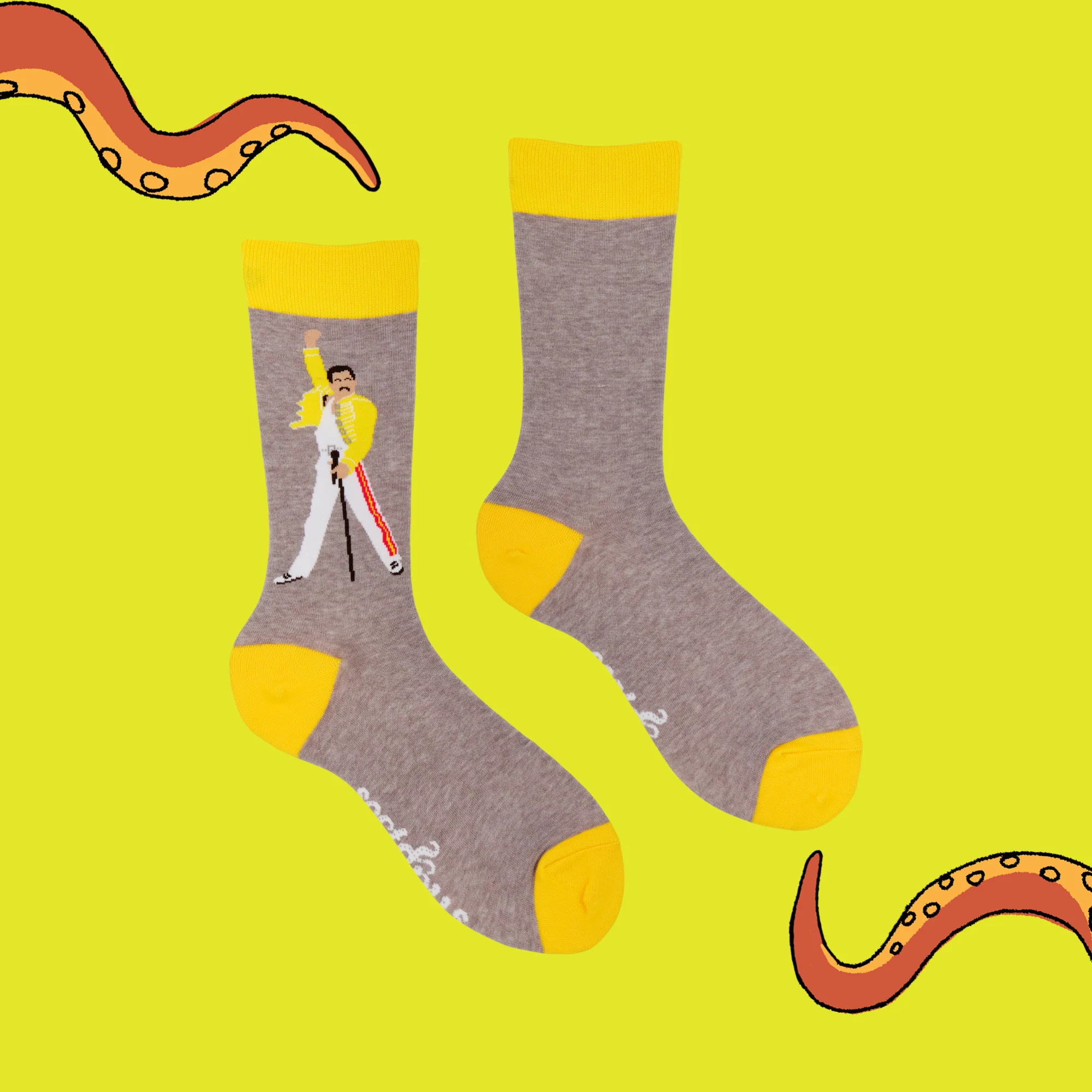 Freddie Mercury Socks - We Will Sock You! - Image 3