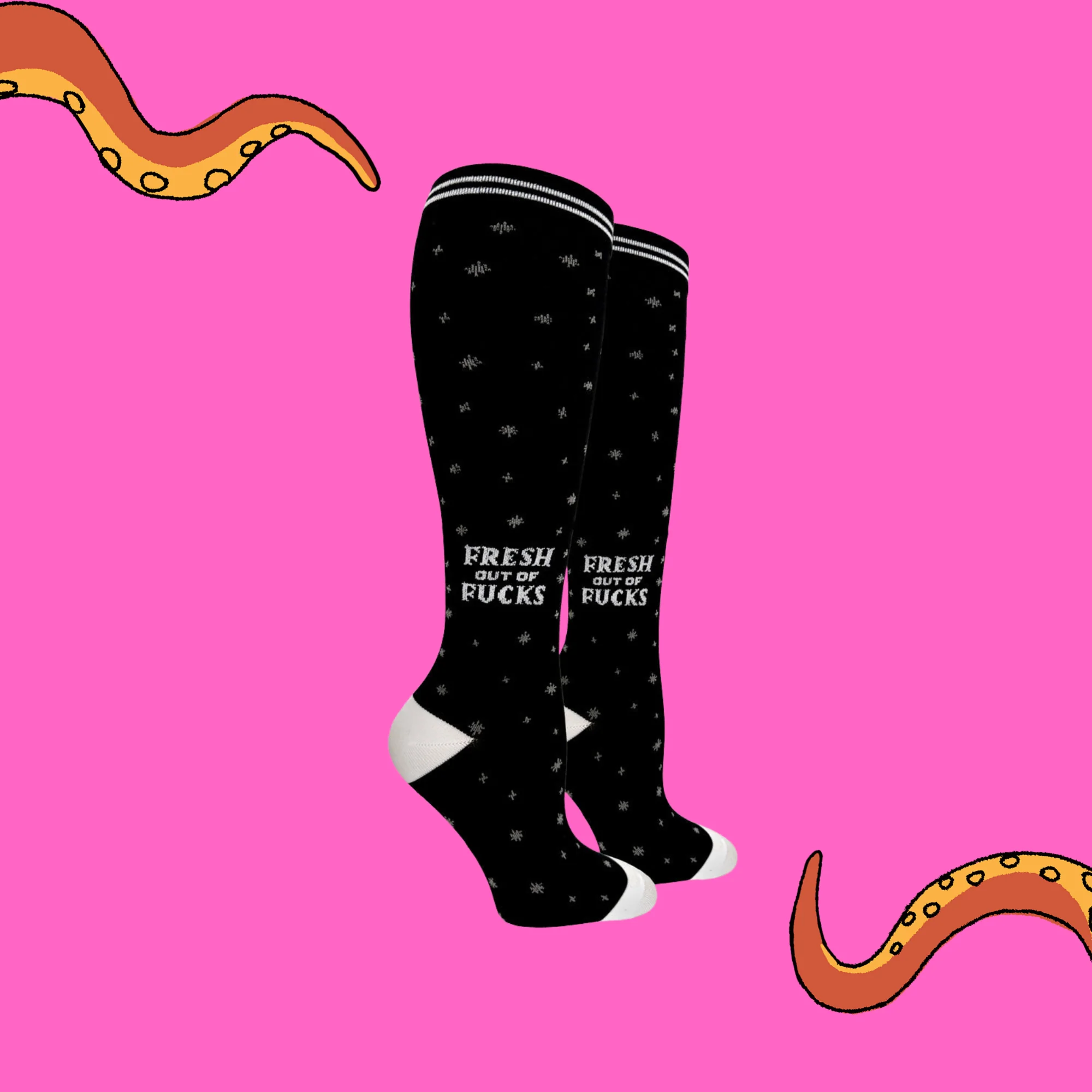 Fresh Out Of F**ks Compression Socks - Small - Image 2