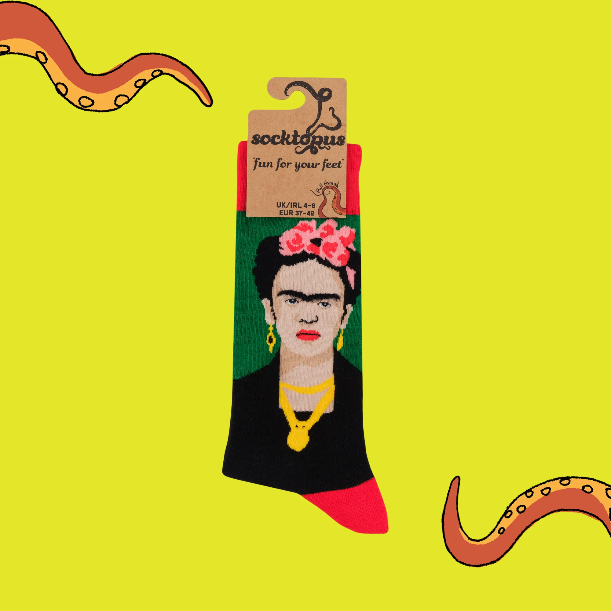 Frida Kahlo Socks - These Socks are SO Highbrow - Image 4
