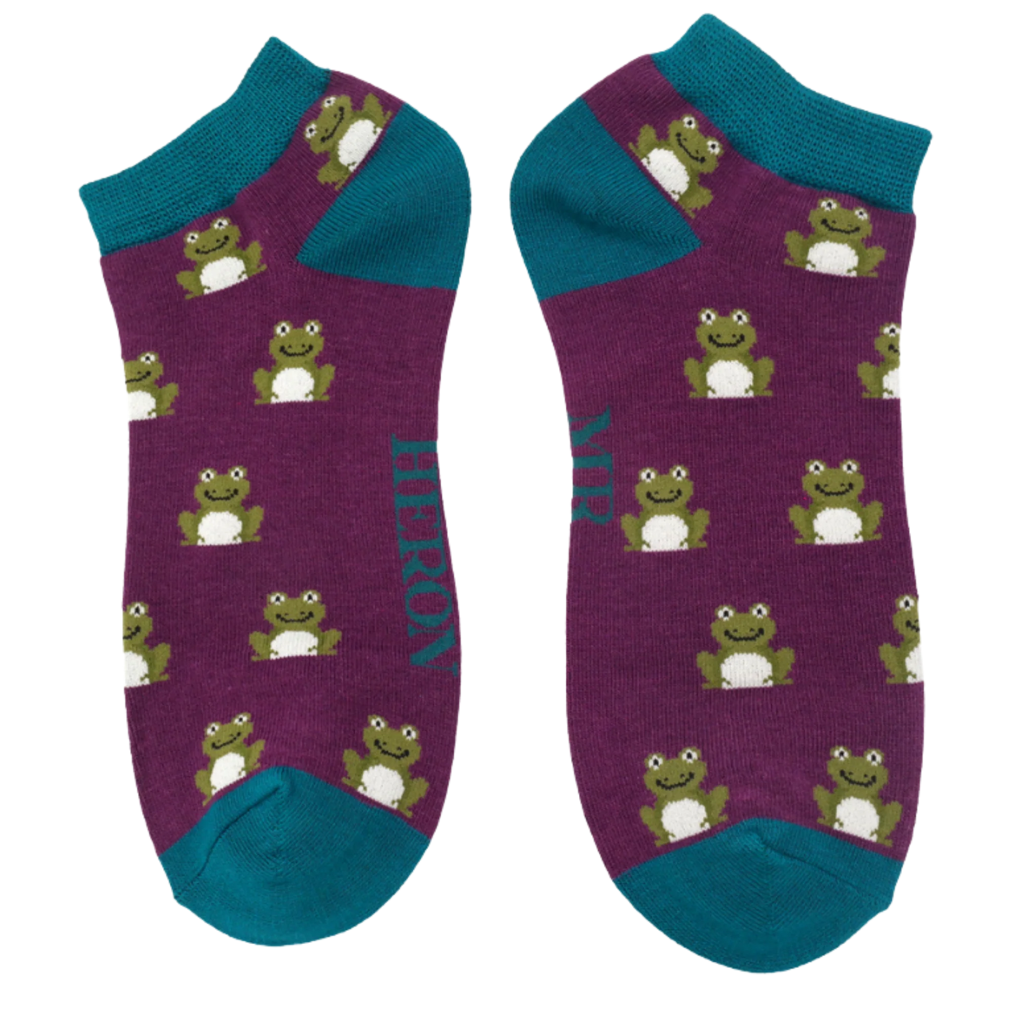 Frogs Bamboo Trainer Socks - Image 2