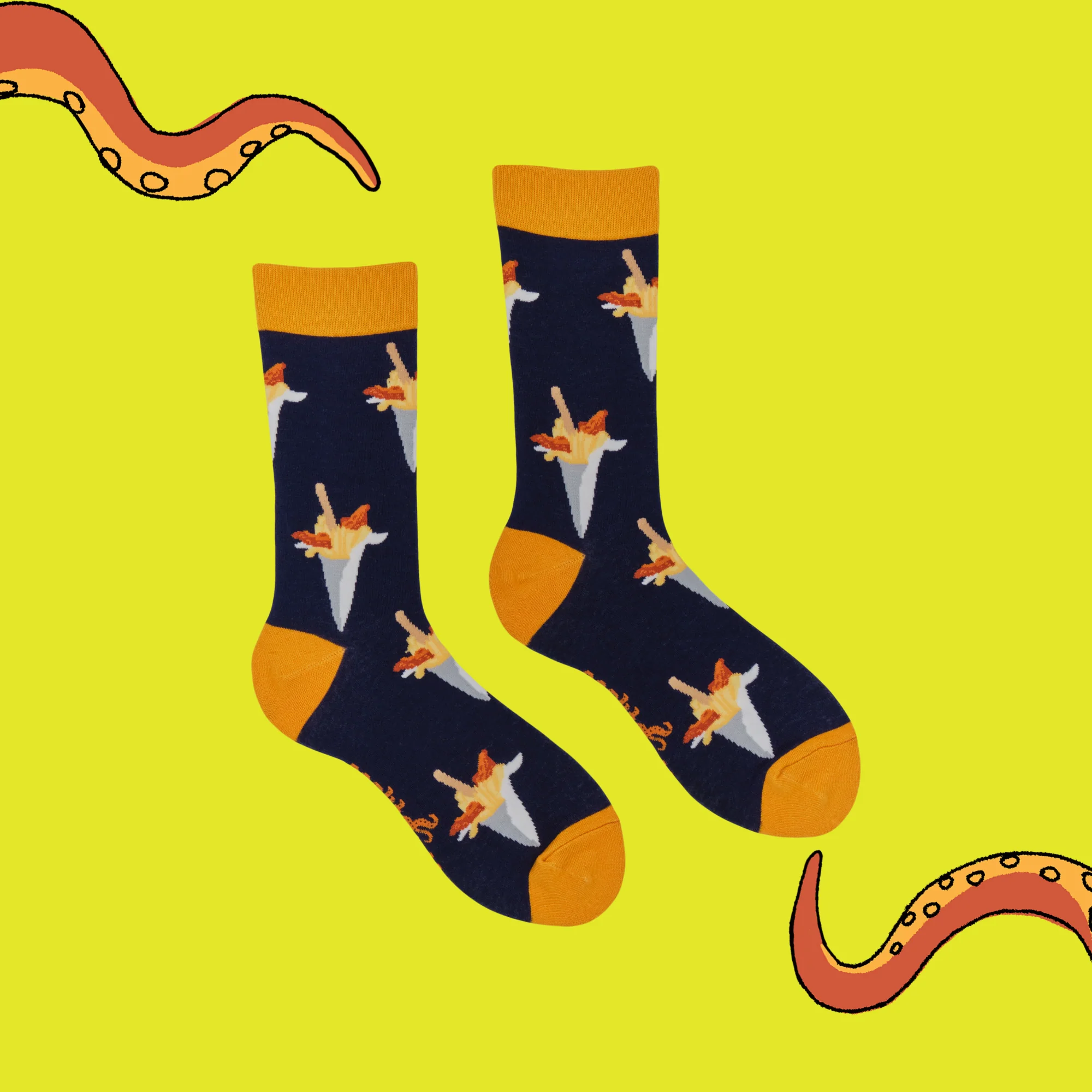 Fish and Chips Socks - Fry-Day Night - Image 3