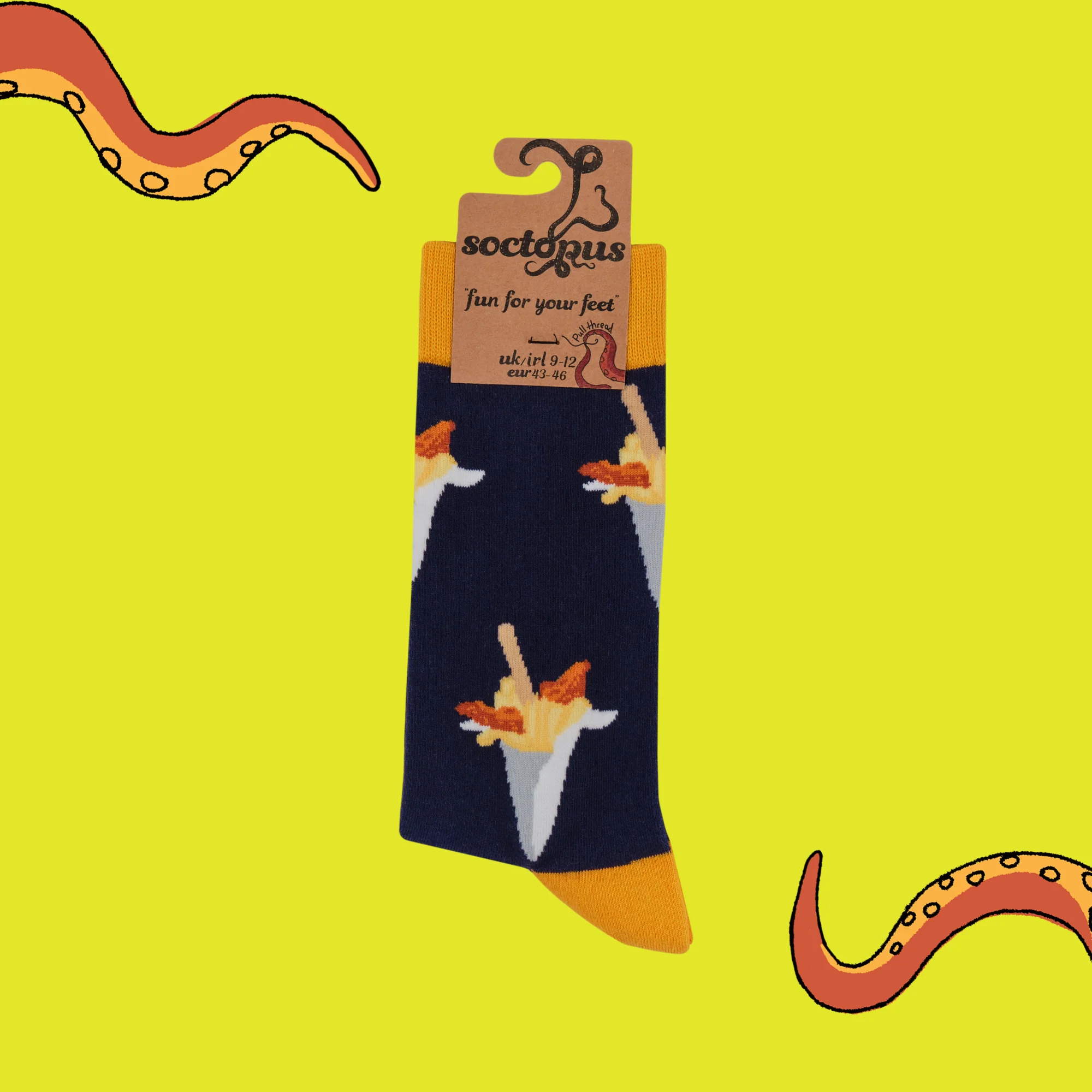 Fish and Chips Socks - Fry-Day Night - Image 4