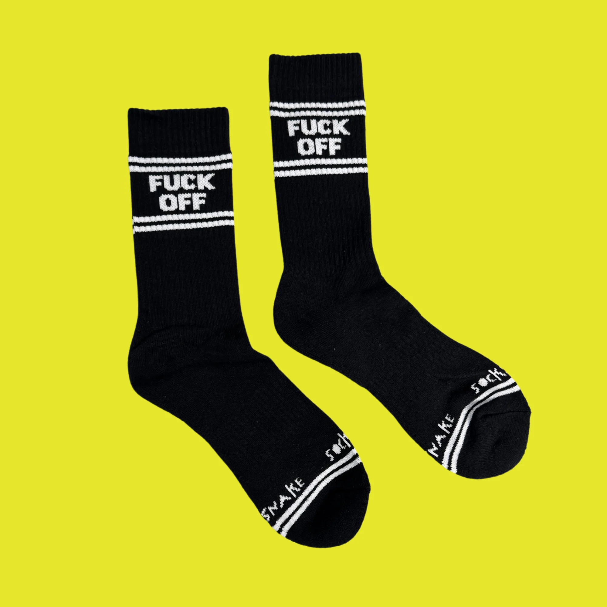 Sweary Sports Socks - Fuck Off - Image 5