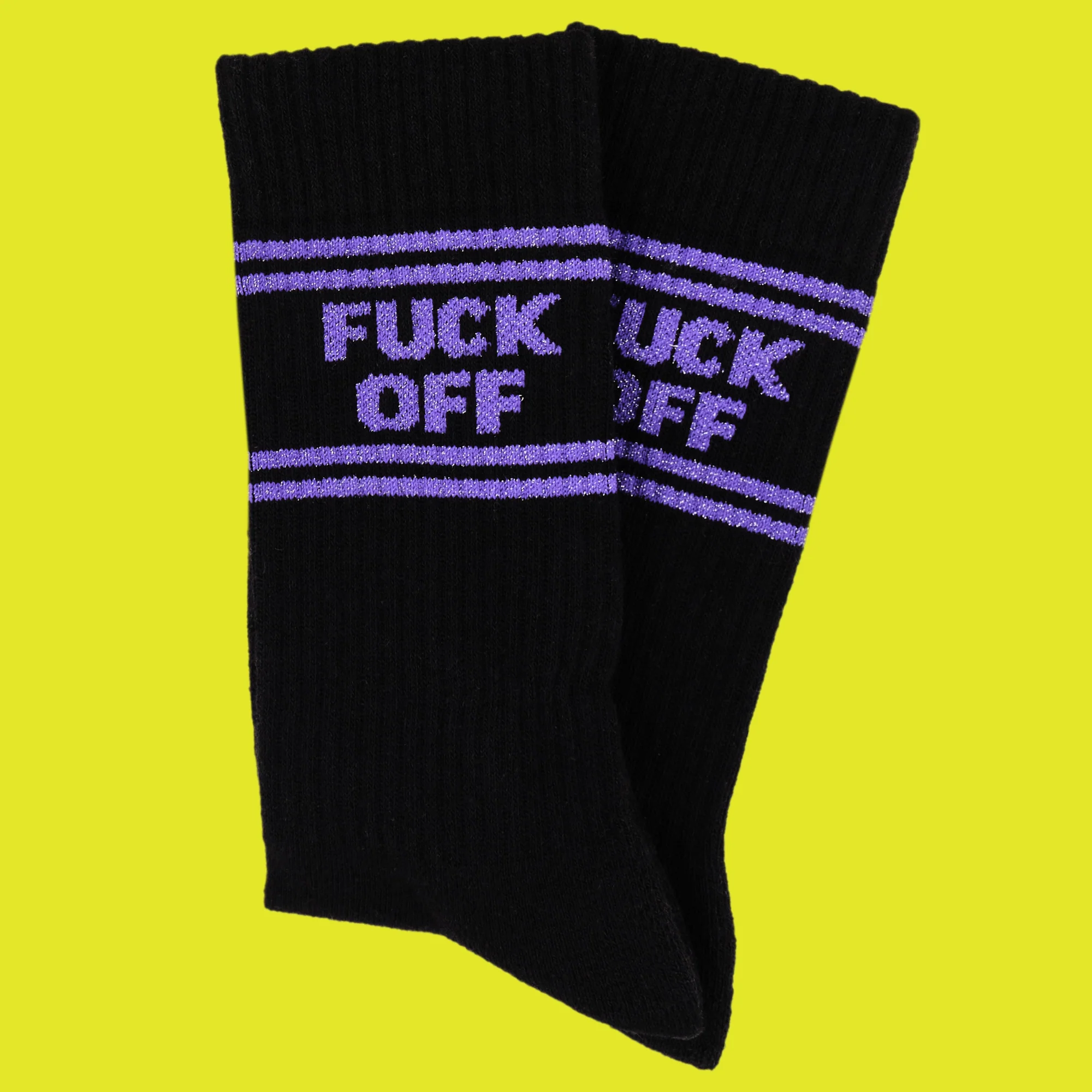 Sweary Sports Socks - Fuck Off - Image 9
